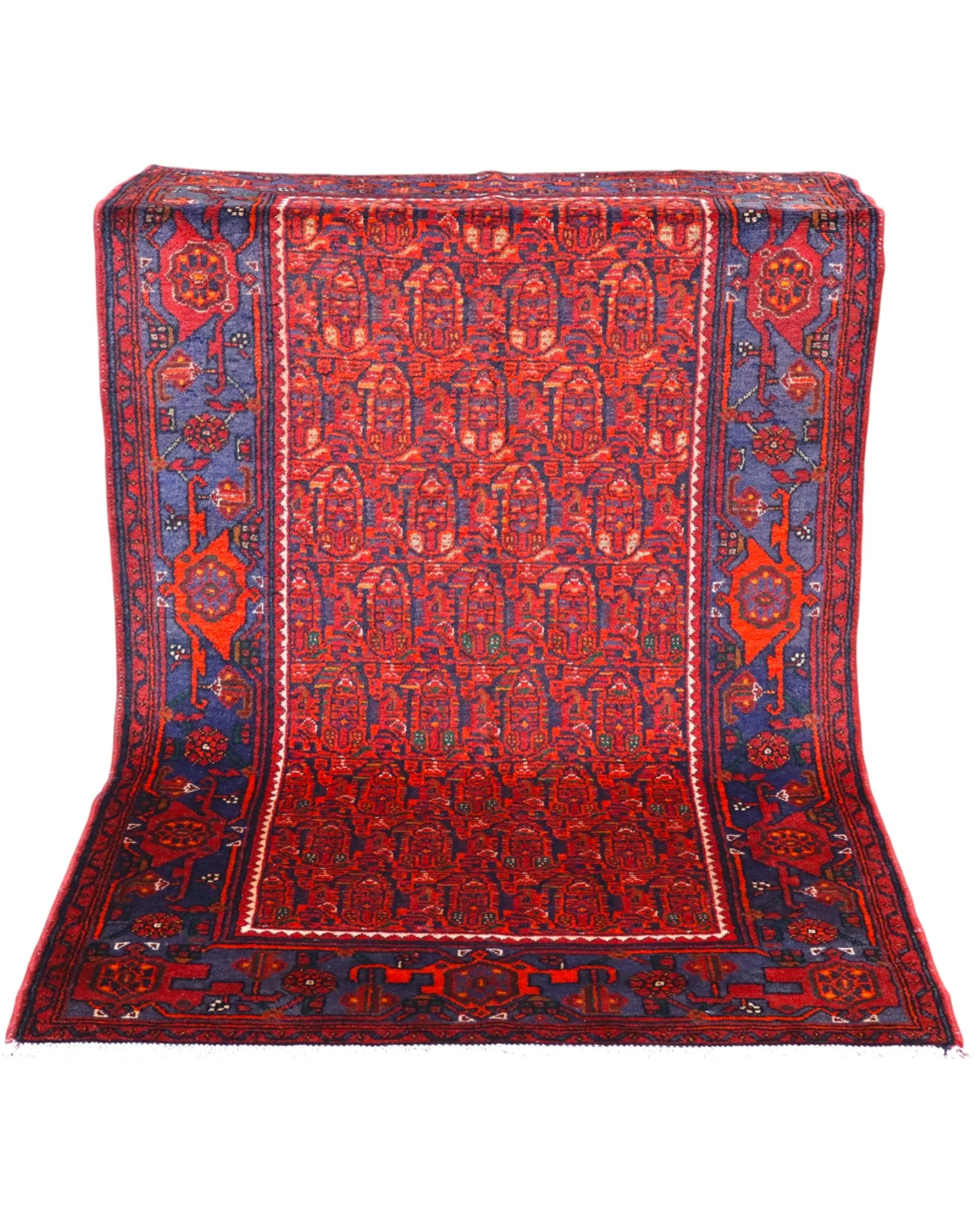 Senneh Perserteppich 214 × 132 cm aus Wolle, handgeknüpft