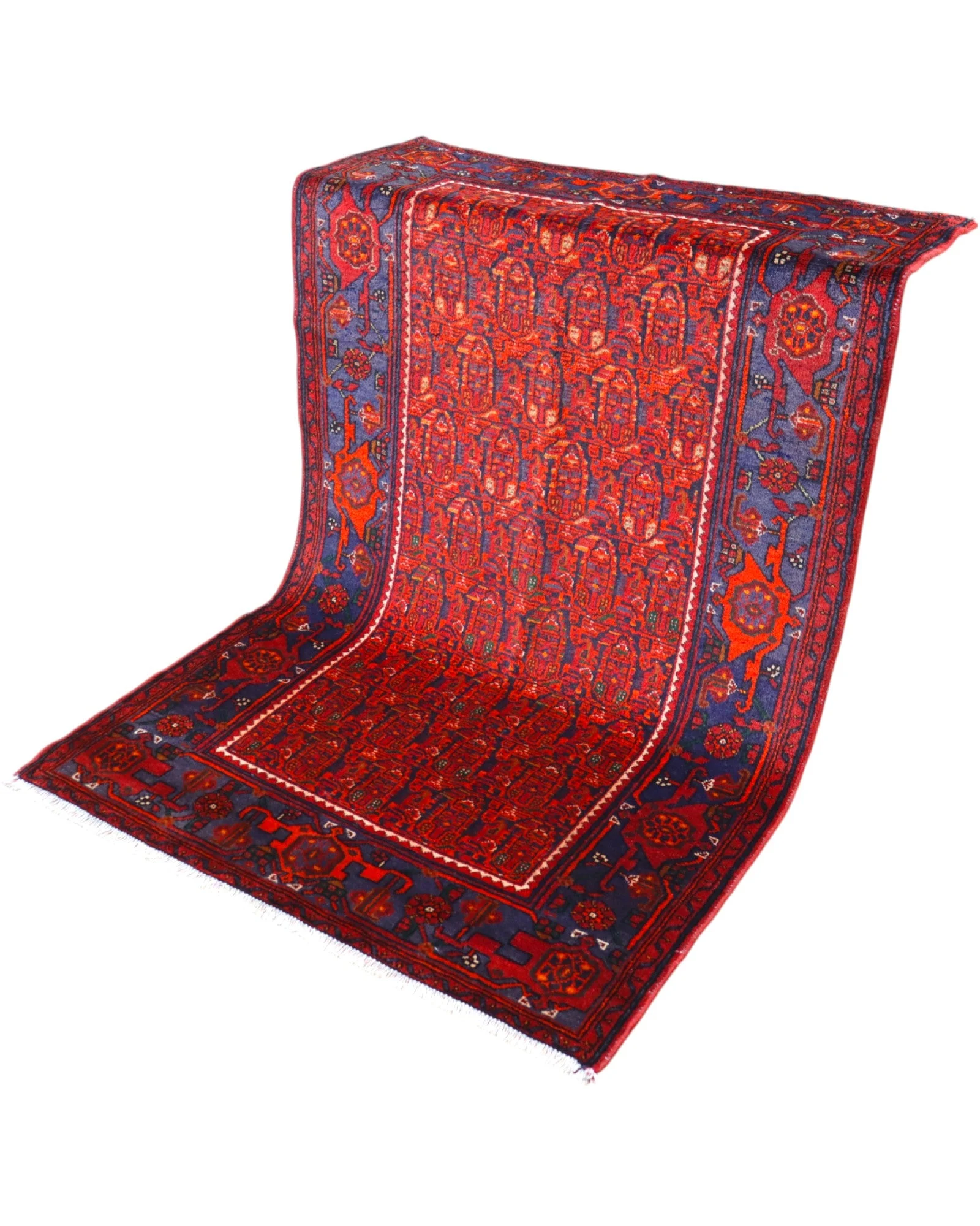 Senneh Perserteppich 214 × 132 cm aus Wolle, handgeknüpft