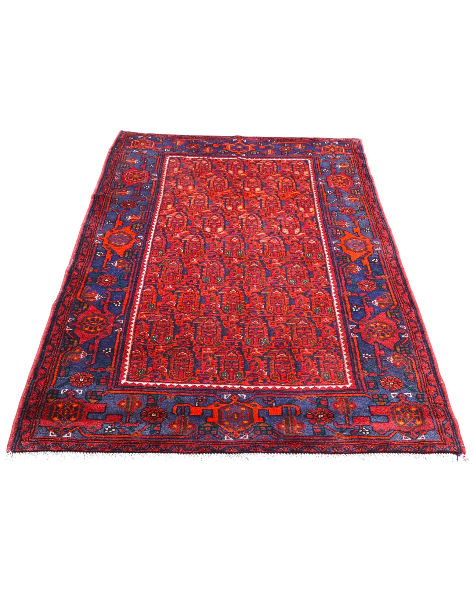 Senneh Perserteppich 214 × 132 cm aus Wolle, handgeknüpft