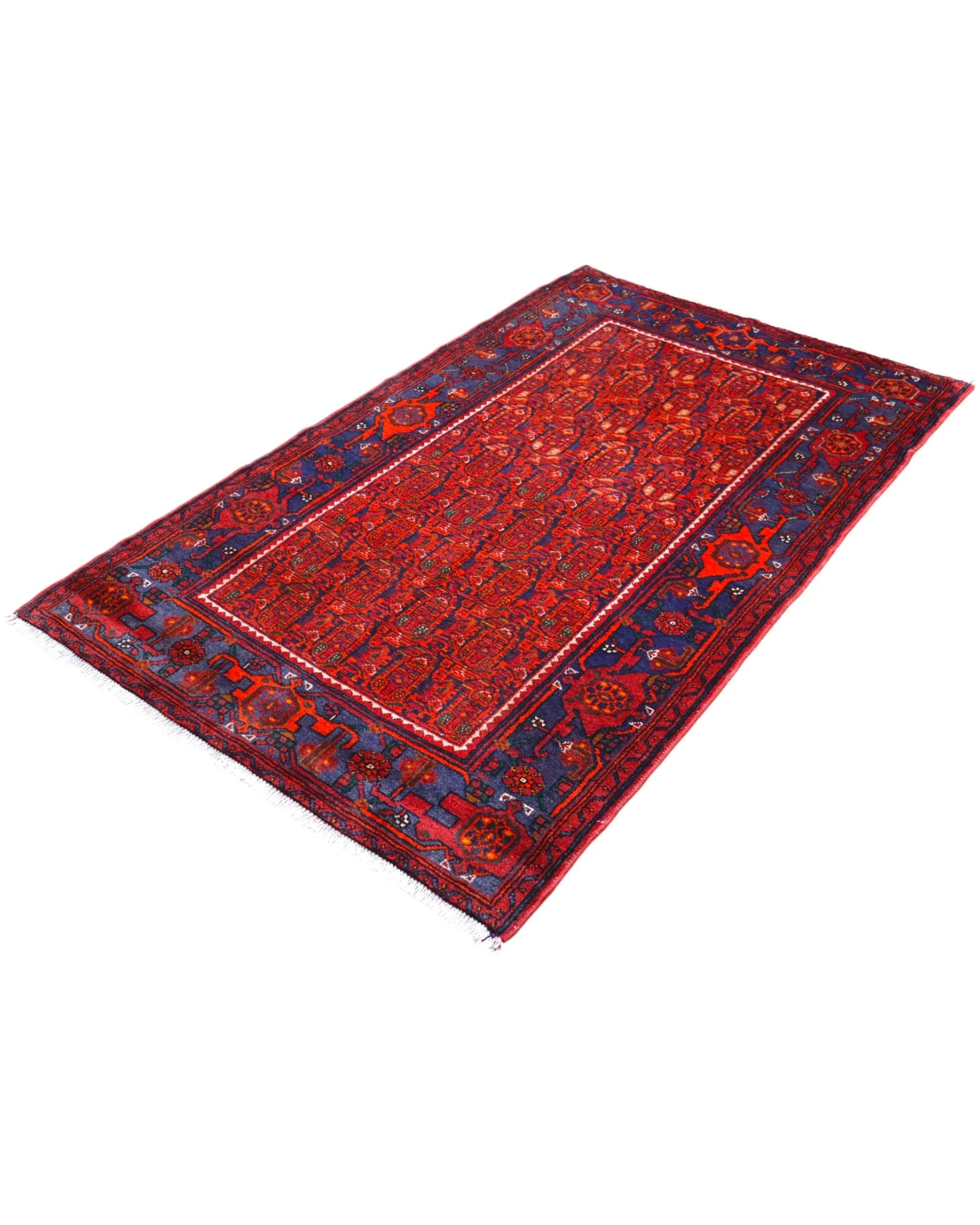 Senneh Perserteppich 214 × 132 cm aus Wolle, handgeknüpft