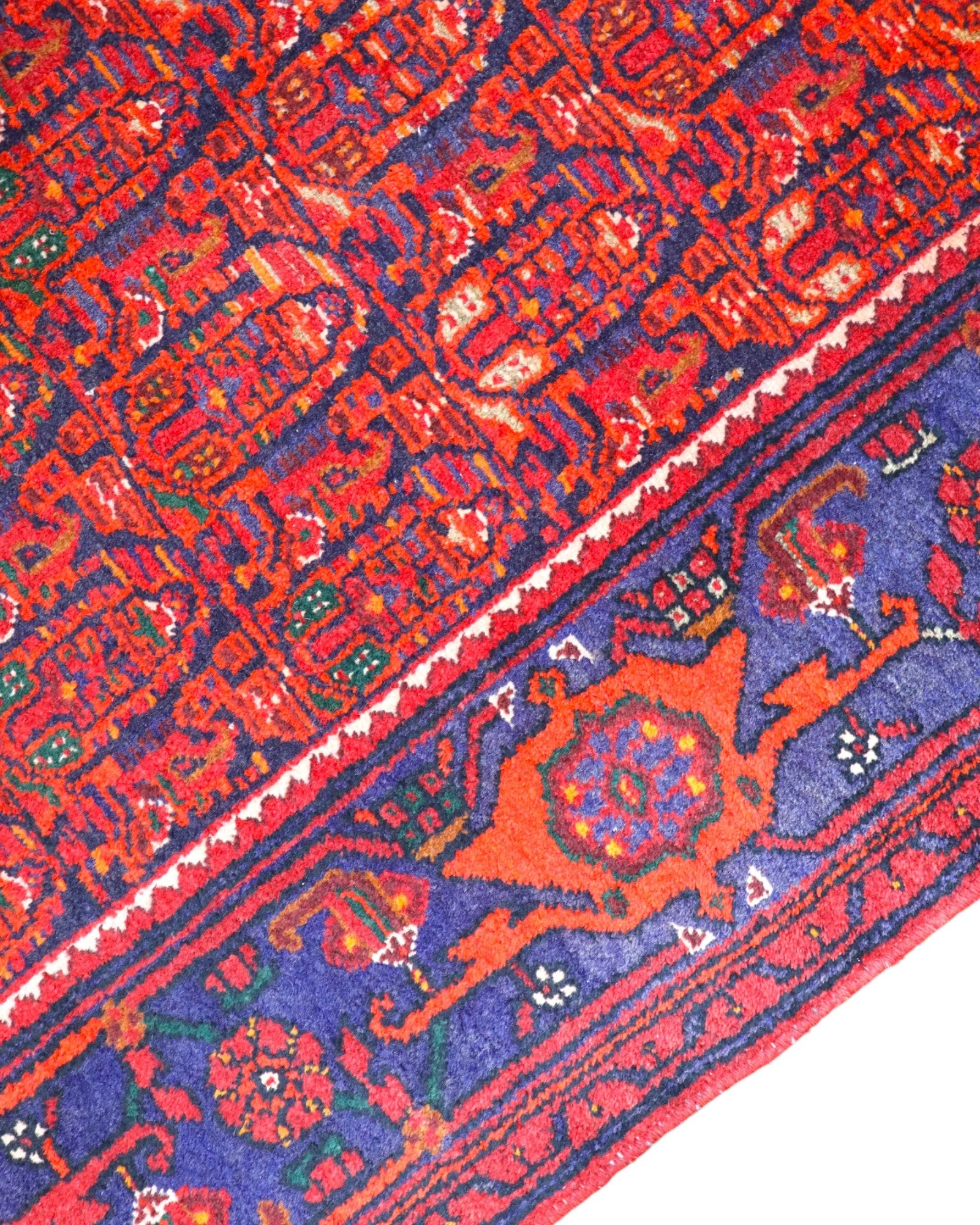 Senneh Perserteppich 214 × 132 cm aus Wolle, handgeknüpft