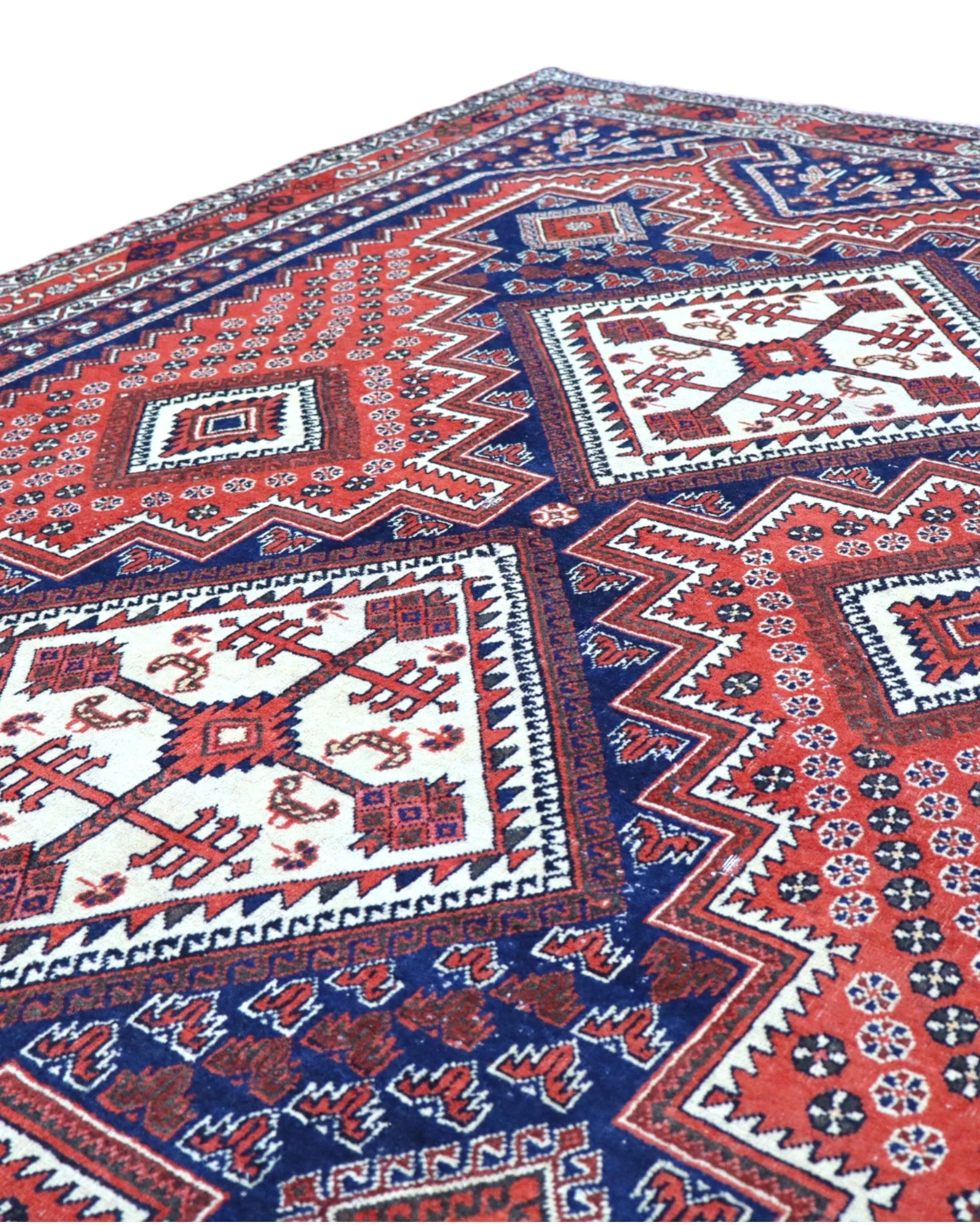 Afshar Perserteppich aus Iran, 214 × 157 cm