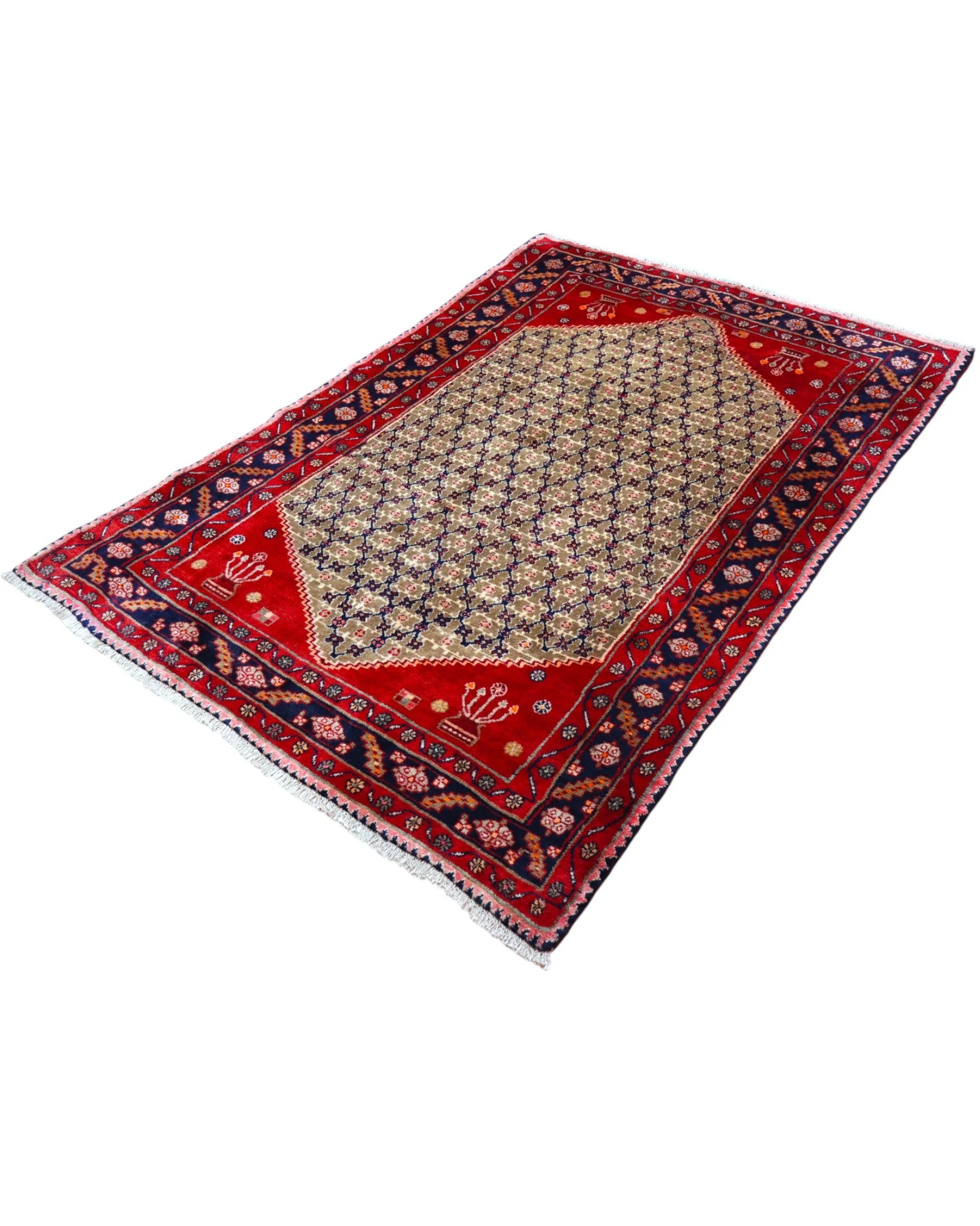Senneh Perserteppich aus Iran, 215 × 145 cm