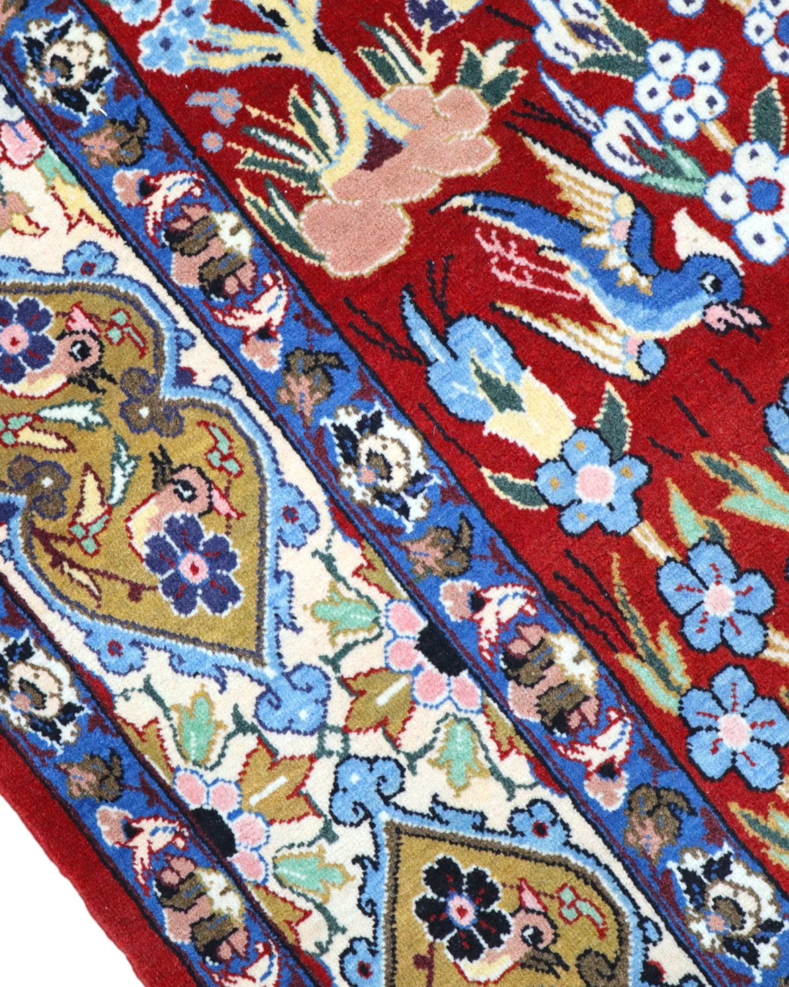 Isfahan Perserteppich 225 × 155 cm aus Wolle, handgeknüpft