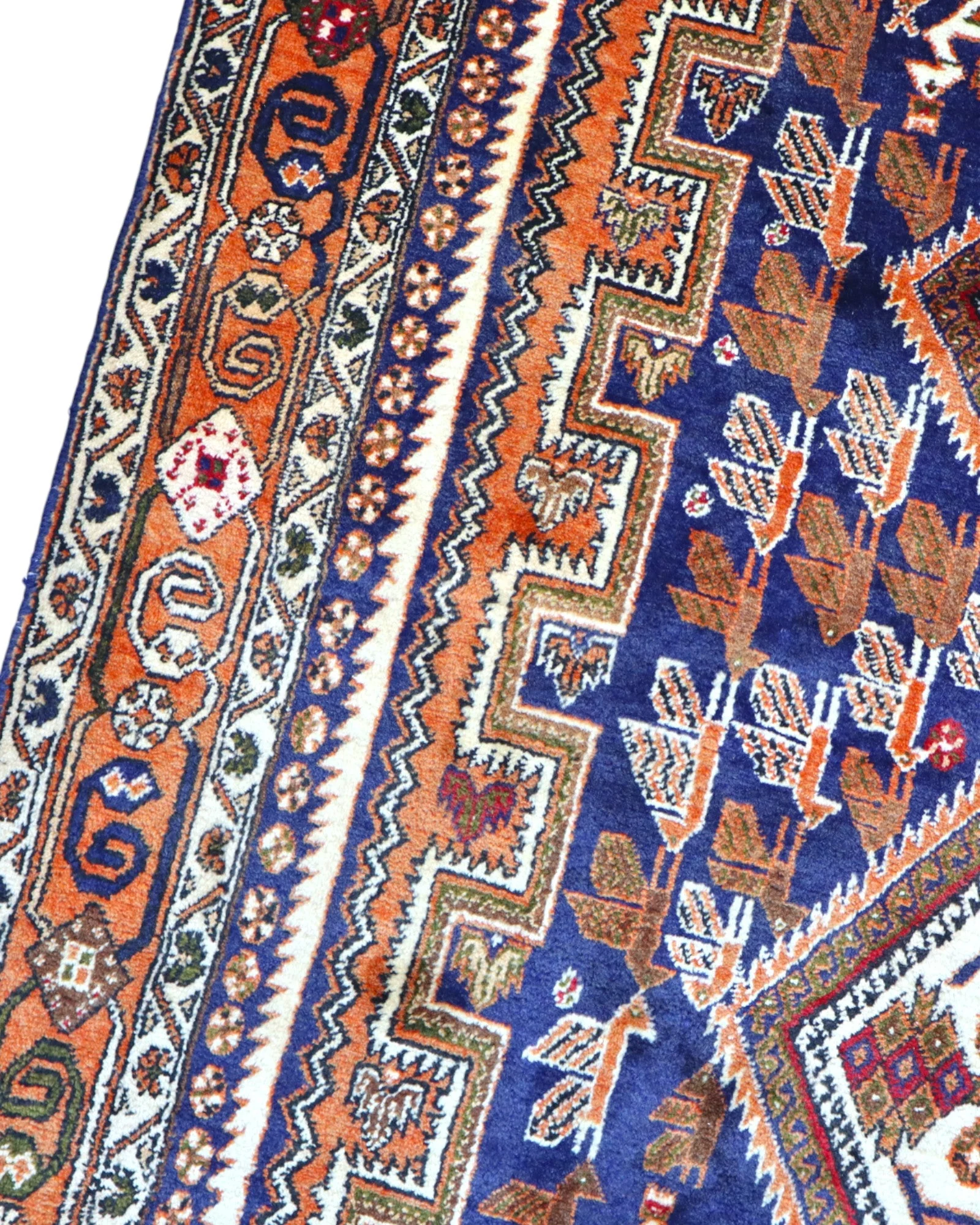 Handgeknüpfter Afshar Perserteppich, 208 × 150 cm, Wolle