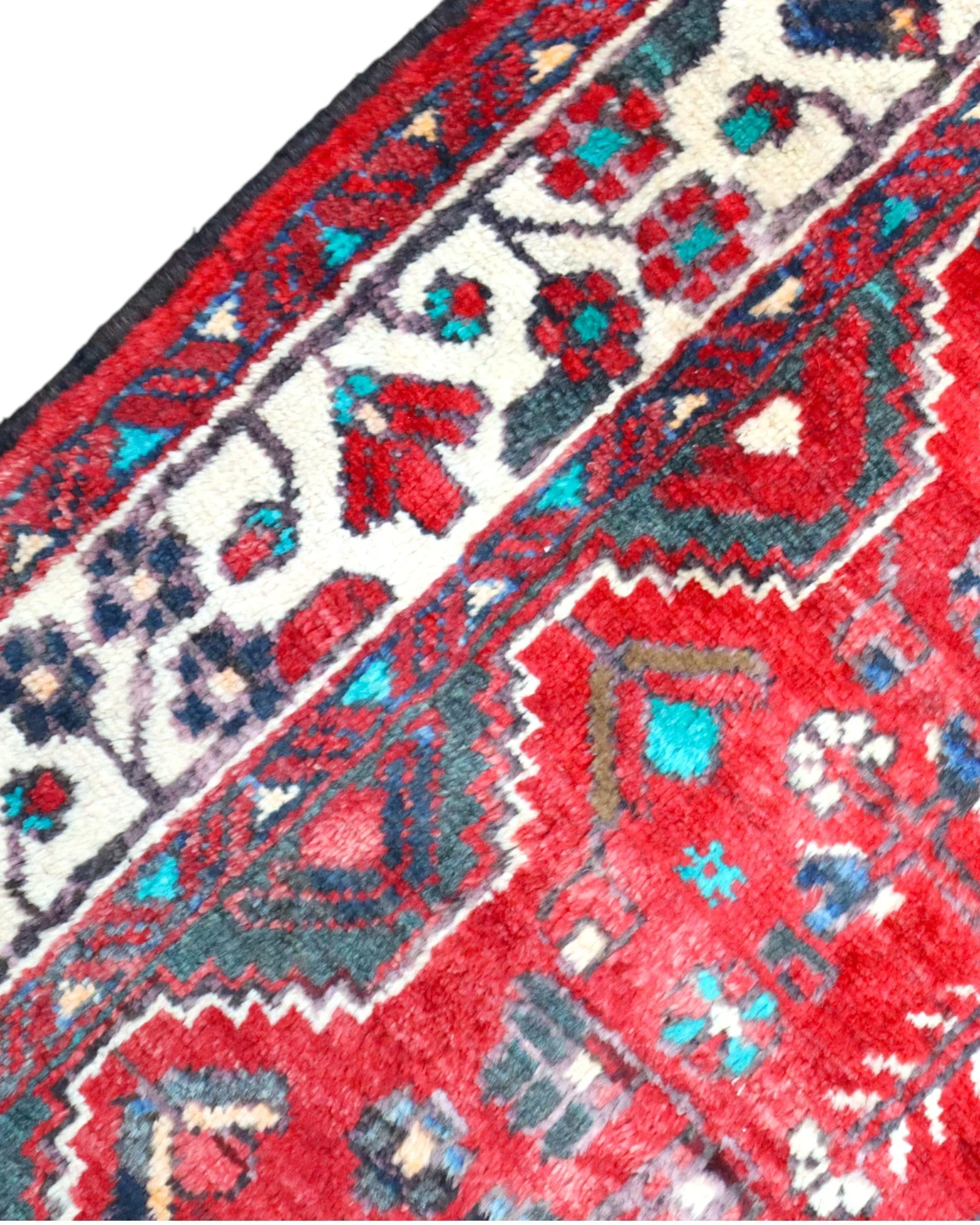 Handgeknüpfter Hamadan Perserteppich, 210 × 160 cm, Wolle