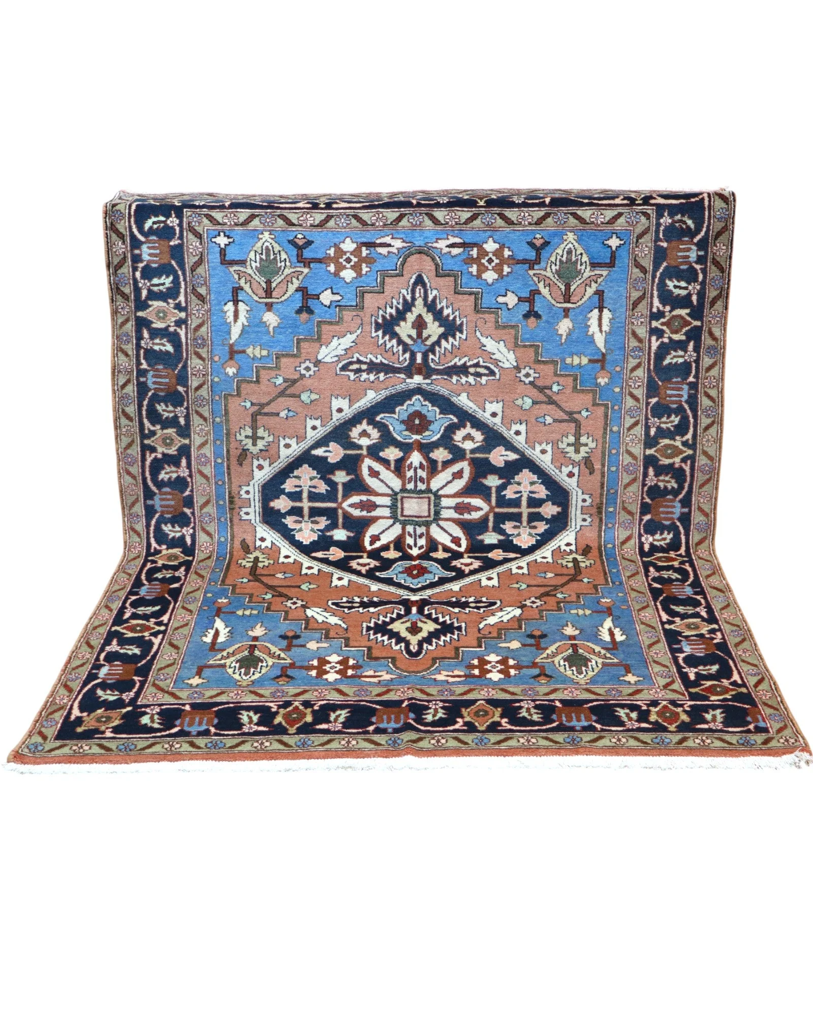 Heriz Perserteppich aus Iran, 210 × 160 cm