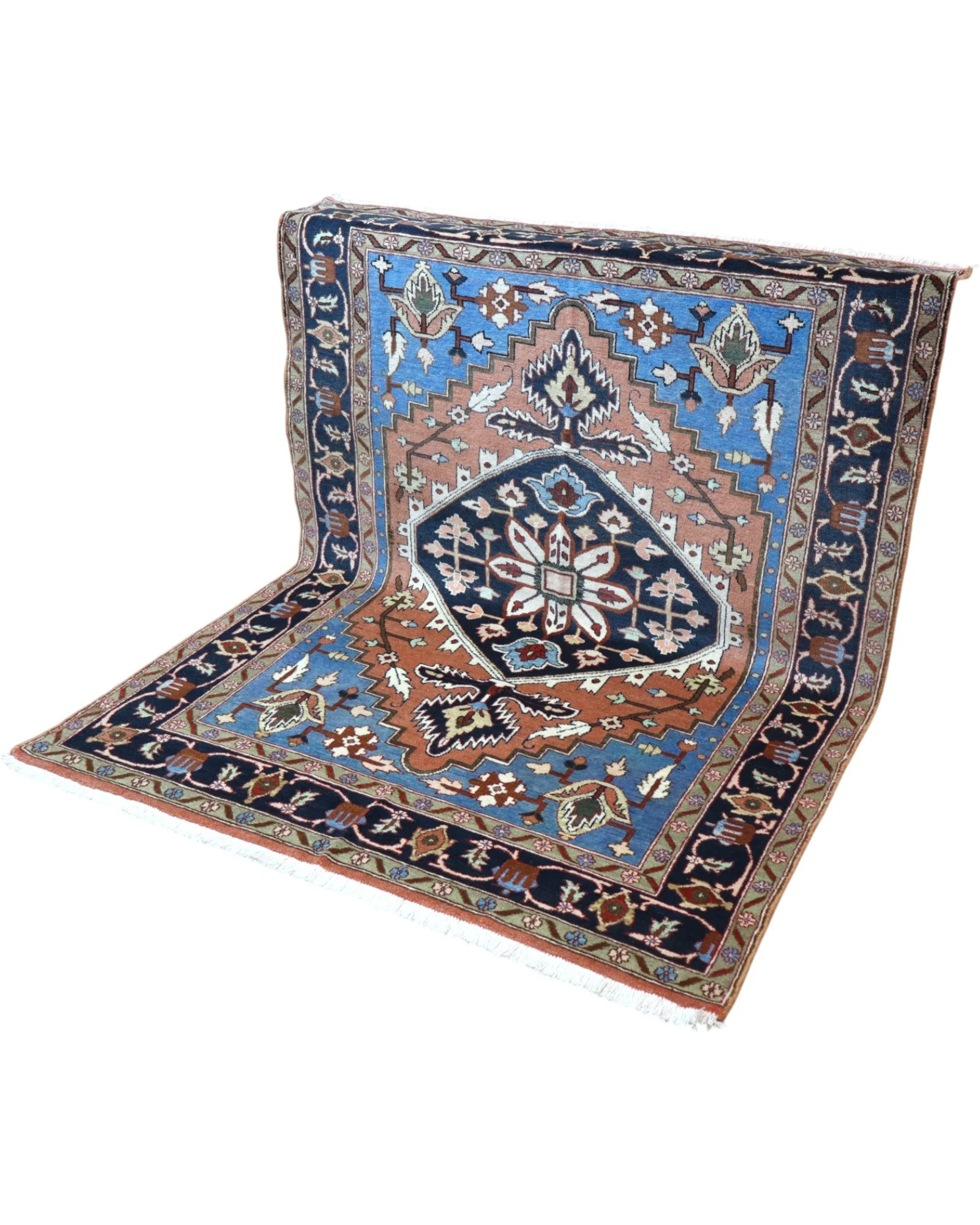 Heriz Perserteppich aus Iran, 210 × 160 cm