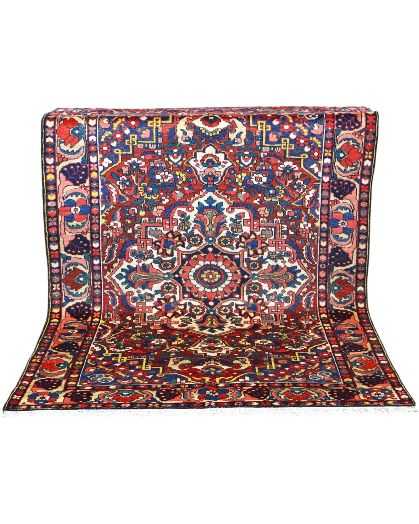 Handgeknüpfter Bakhtiari Perserteppich, 206 × 154 cm, Wolle