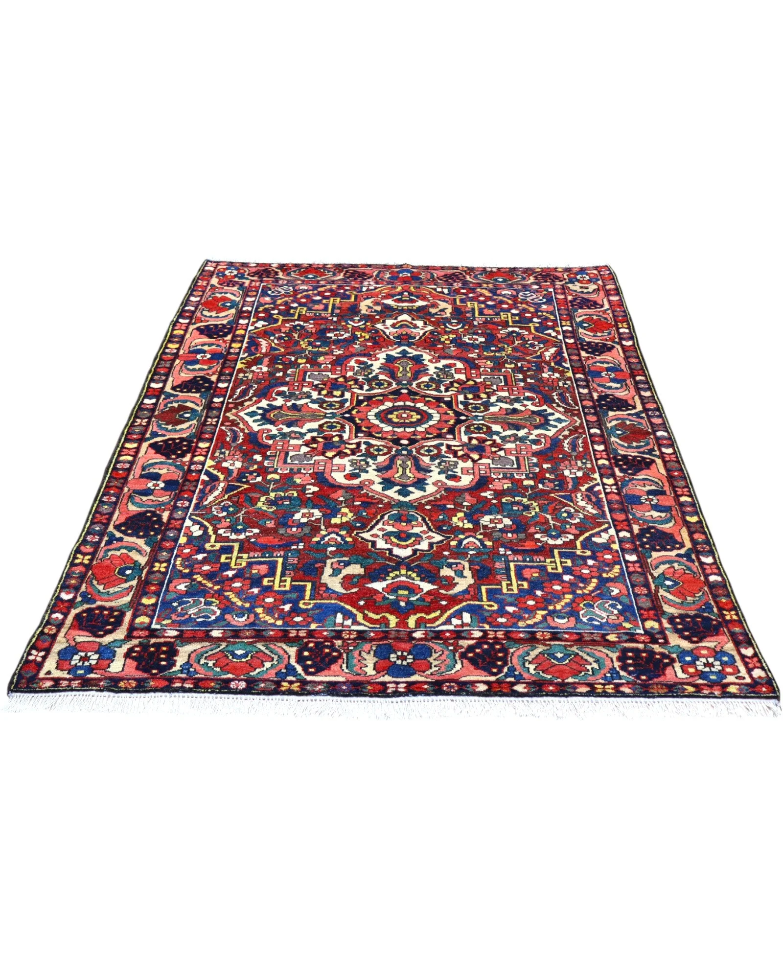 Handgeknüpfter Bakhtiari Perserteppich, 206 × 154 cm, Wolle