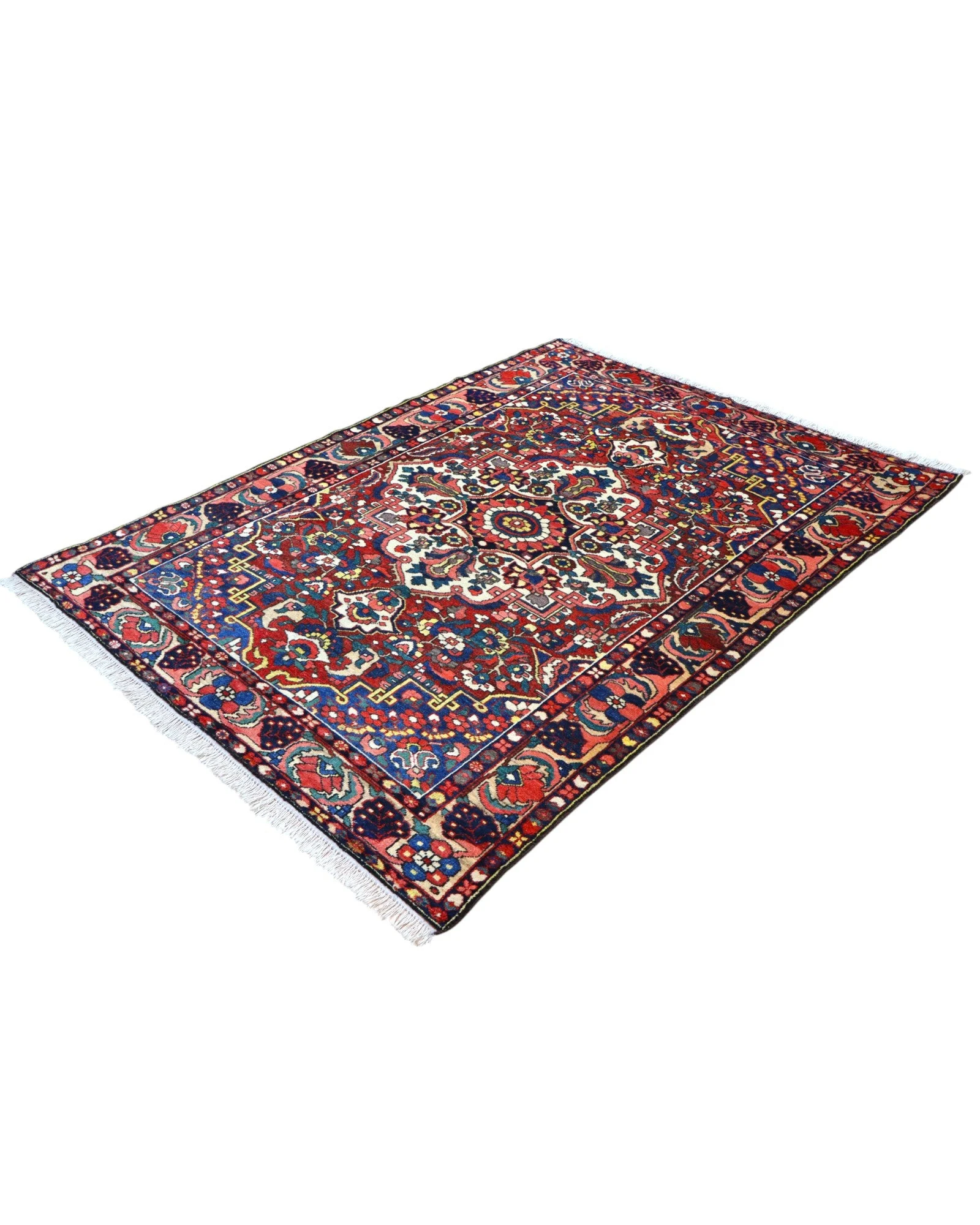 Handgeknüpfter Bakhtiari Perserteppich, 206 × 154 cm, Wolle