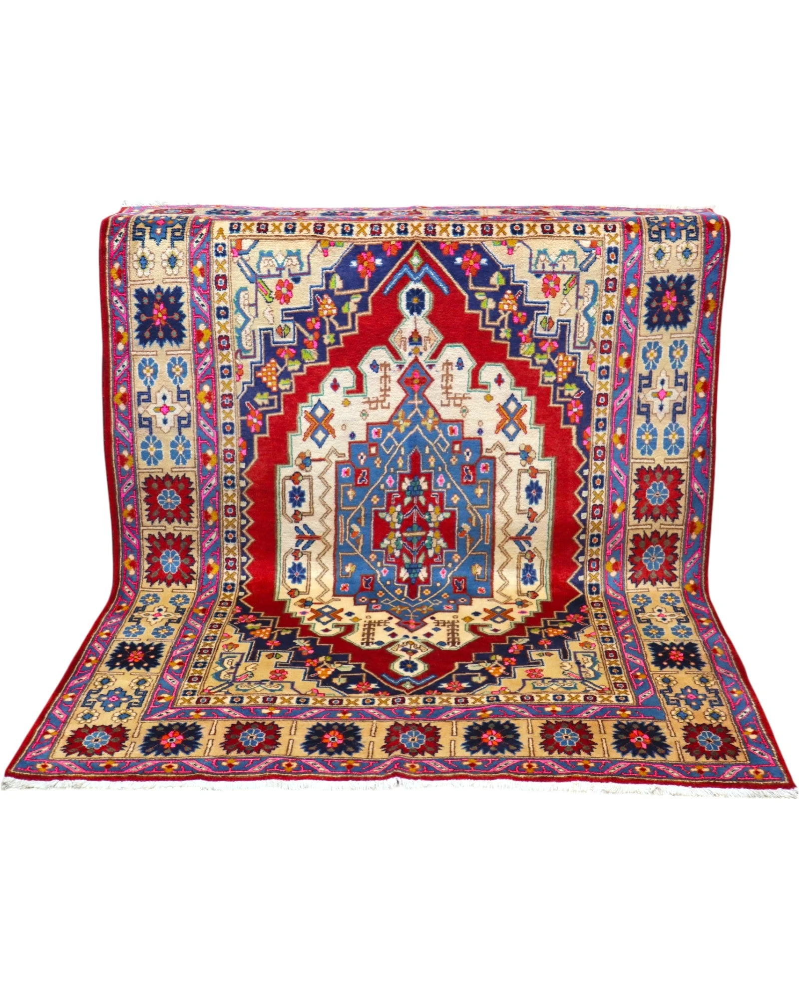 Täbriz Perserteppich aus Iran, 209 × 153 cm