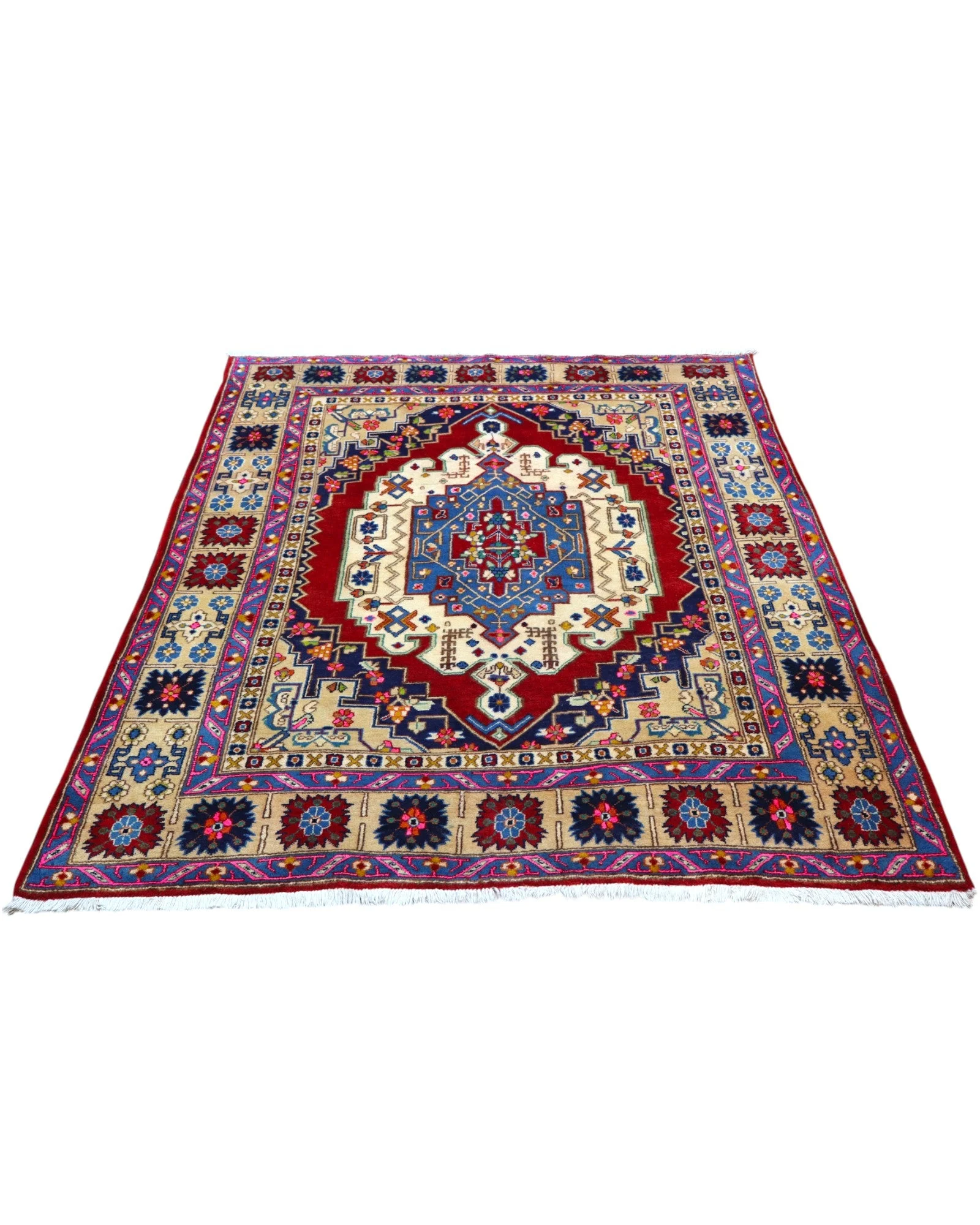 Täbriz Perserteppich aus Iran, 209 × 153 cm