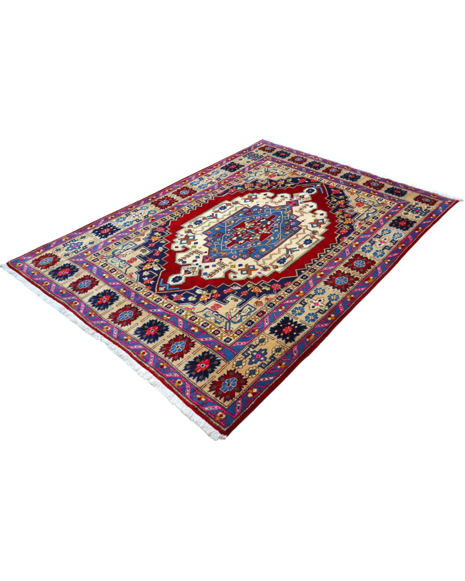 Täbriz Perserteppich aus Iran, 209 × 153 cm