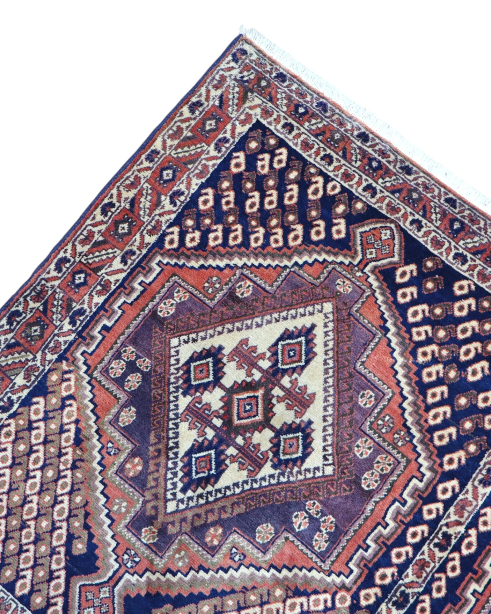 Afshar Perserteppich 203 × 150 cm aus Wolle, handgeknüpft
