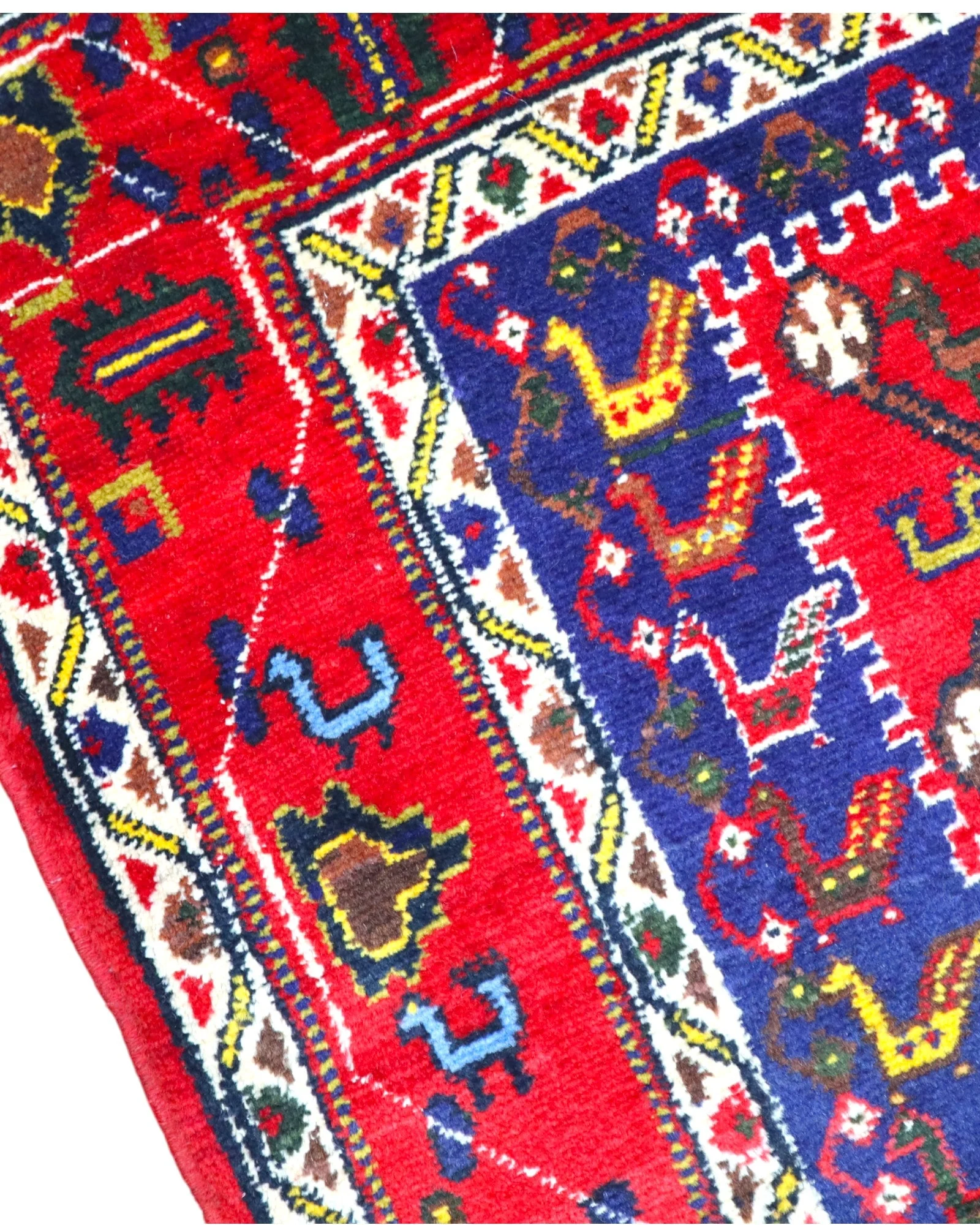 Afshar Perserteppich 210 × 148 cm aus Wolle, handgeknüpft