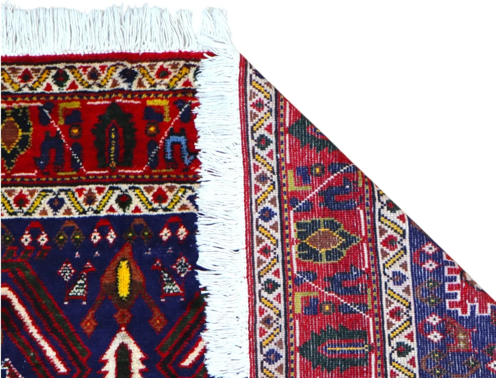 Afshar Perserteppich 210 × 148 cm aus Wolle, handgeknüpft