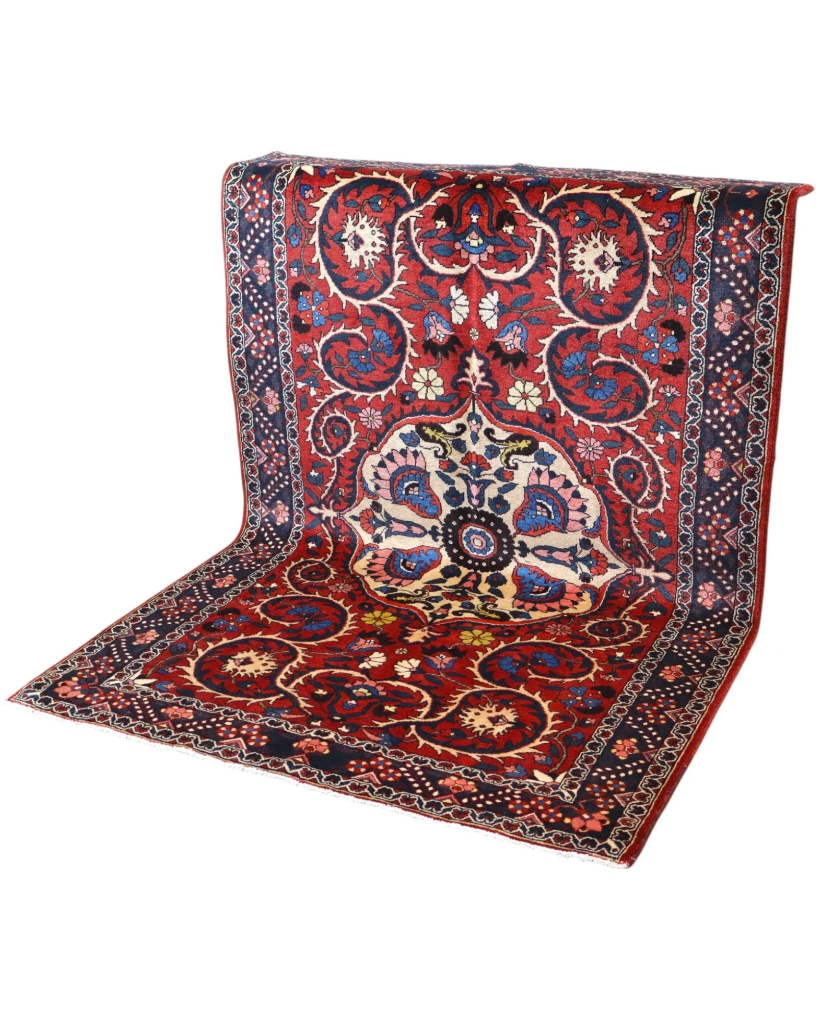 Bakhtiari Perserteppich aus Iran, 204 × 136 cm