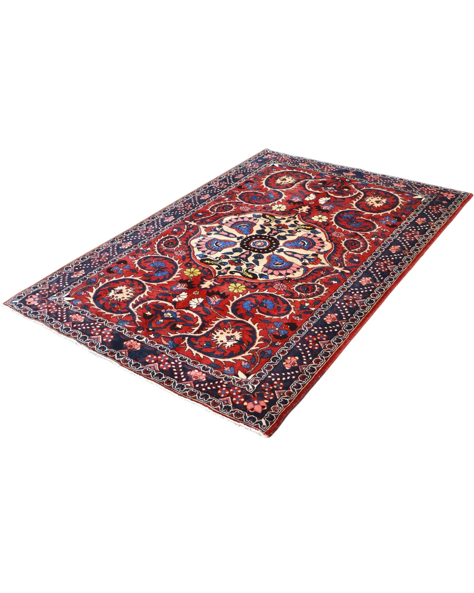 Bakhtiari Perserteppich aus Iran, 204 × 136 cm