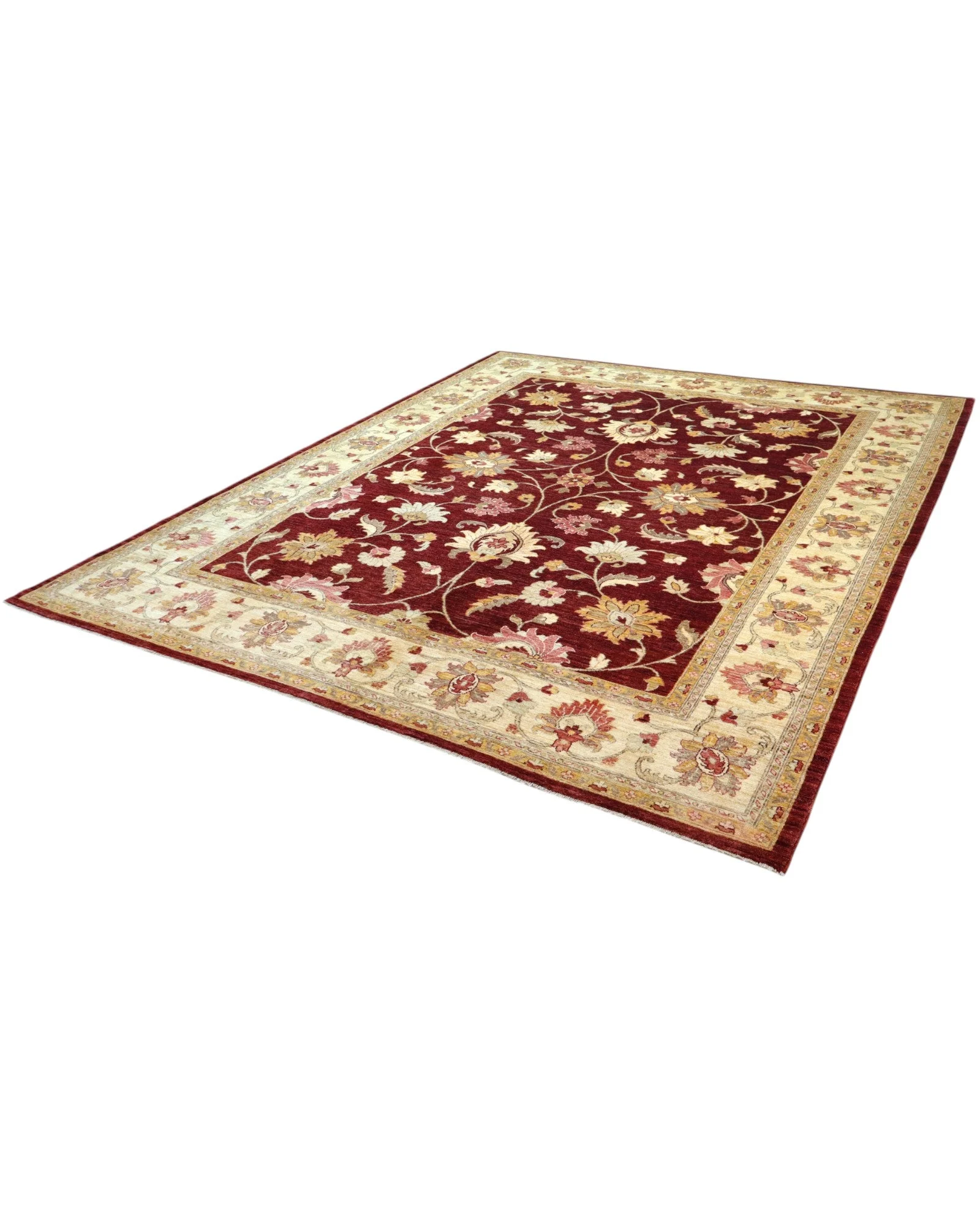 Ziegler Orientteppich 346 × 272 cm aus Wolle, handgeknüpft