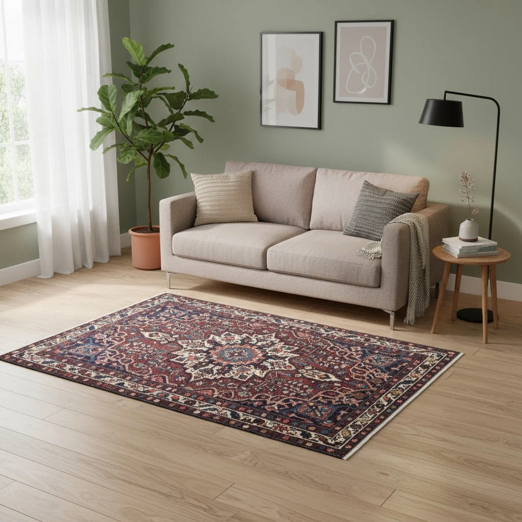 Bakhtiari Perserteppich 205 × 156 cm aus Wolle, handgeknüpft