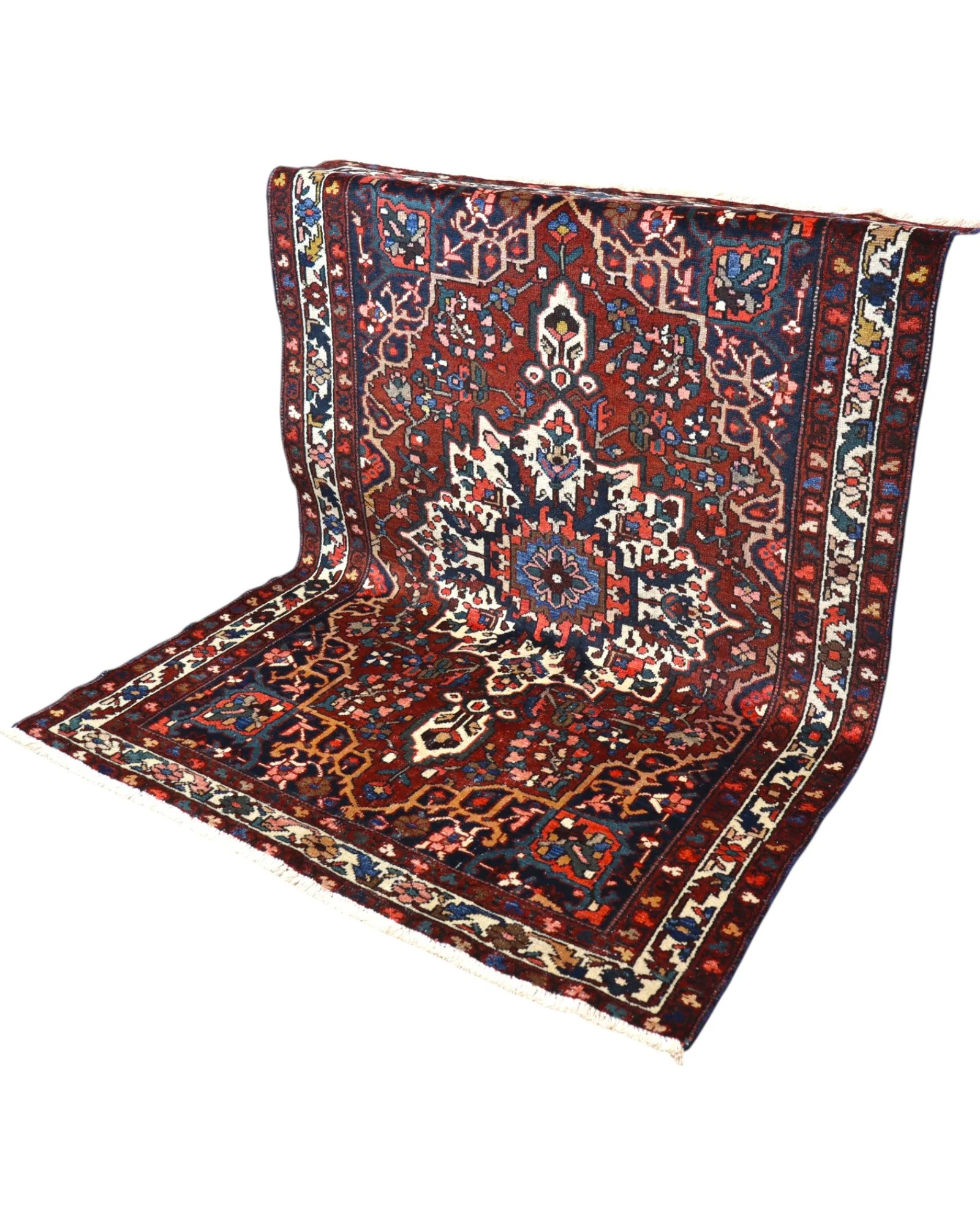 Bakhtiari Perserteppich 205 × 156 cm aus Wolle, handgeknüpft