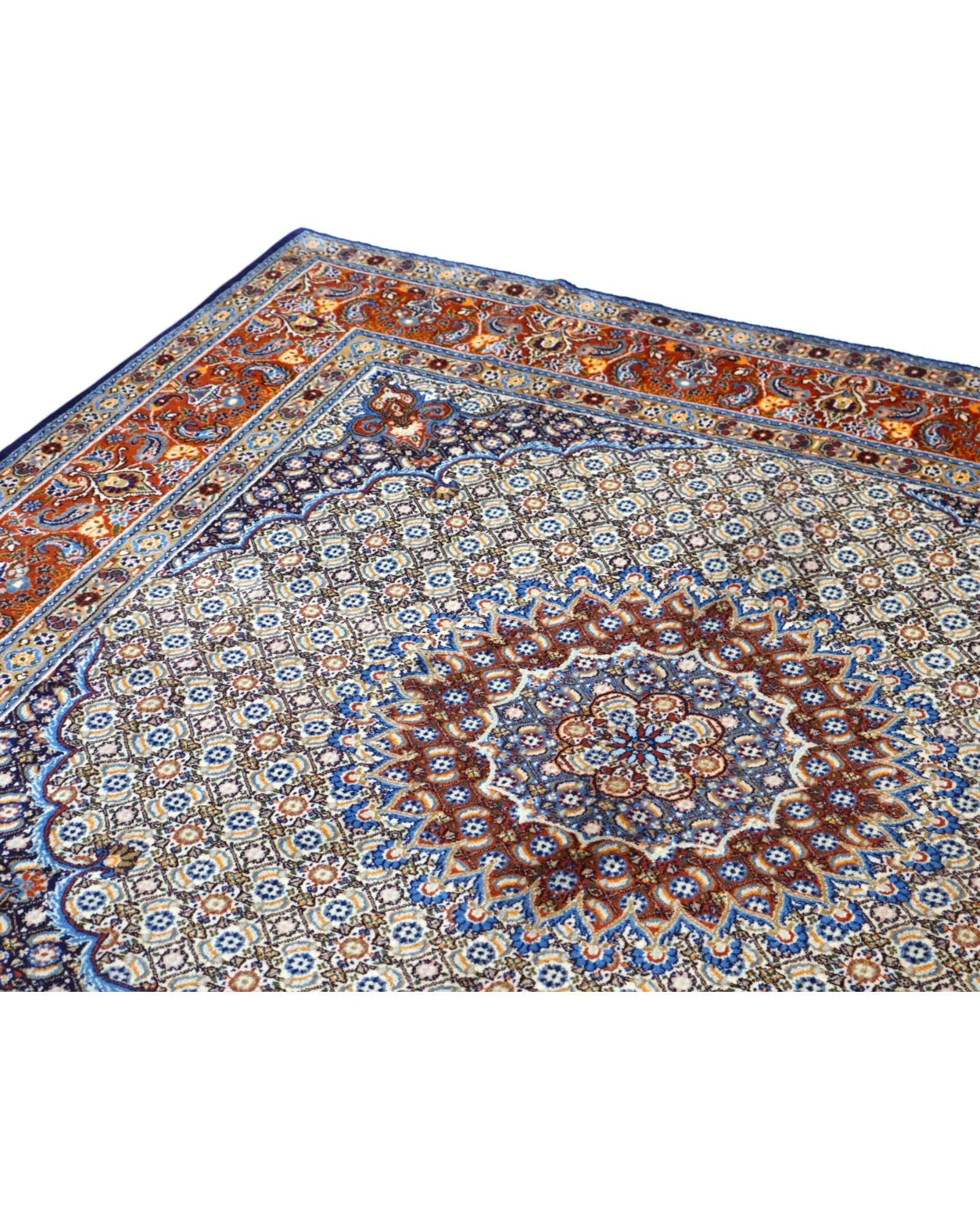 Handgeknüpfter Moud Perserteppich 225 × 223 cm
