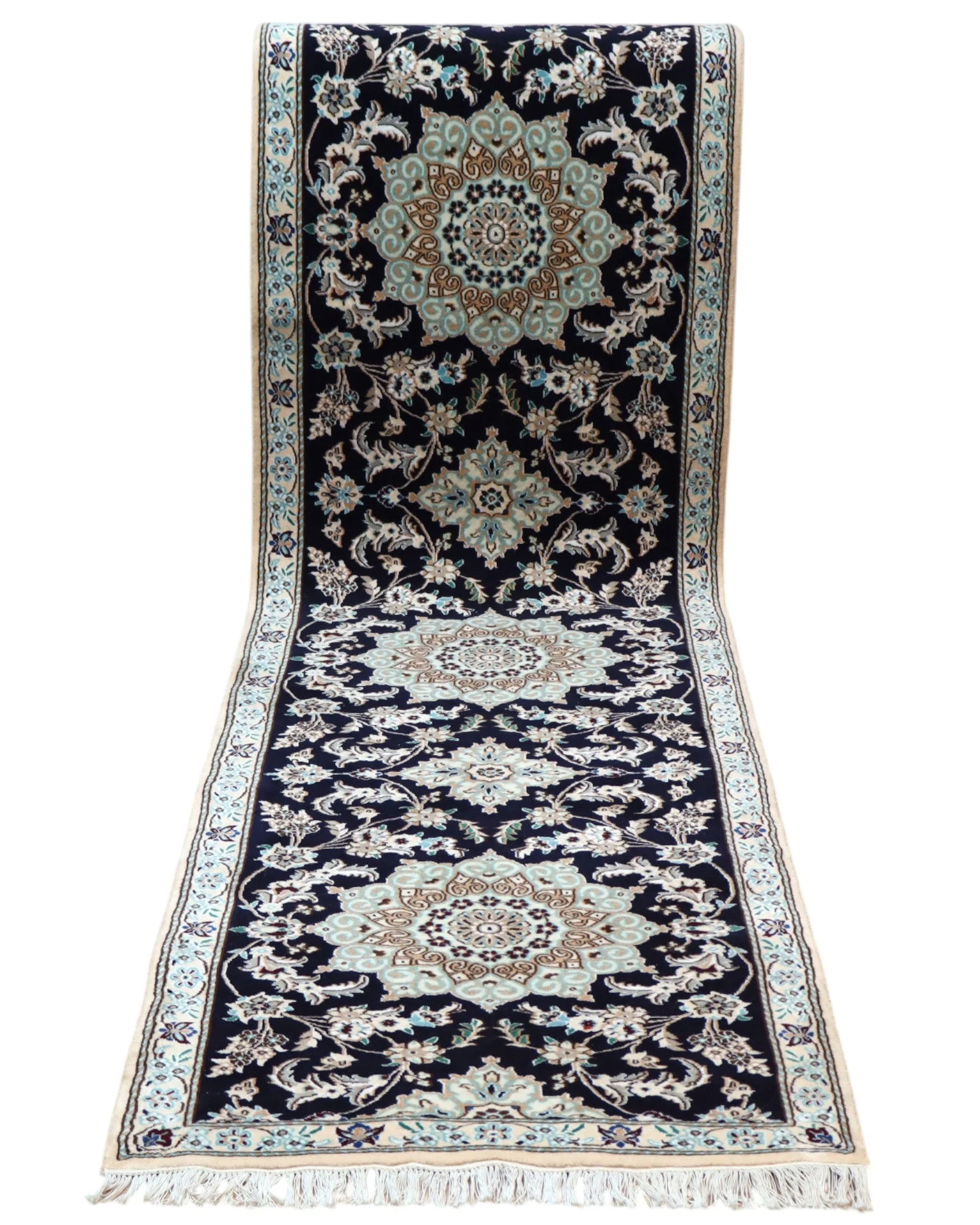 Nain Perserteppich aus Iran, 294 × 81 cm