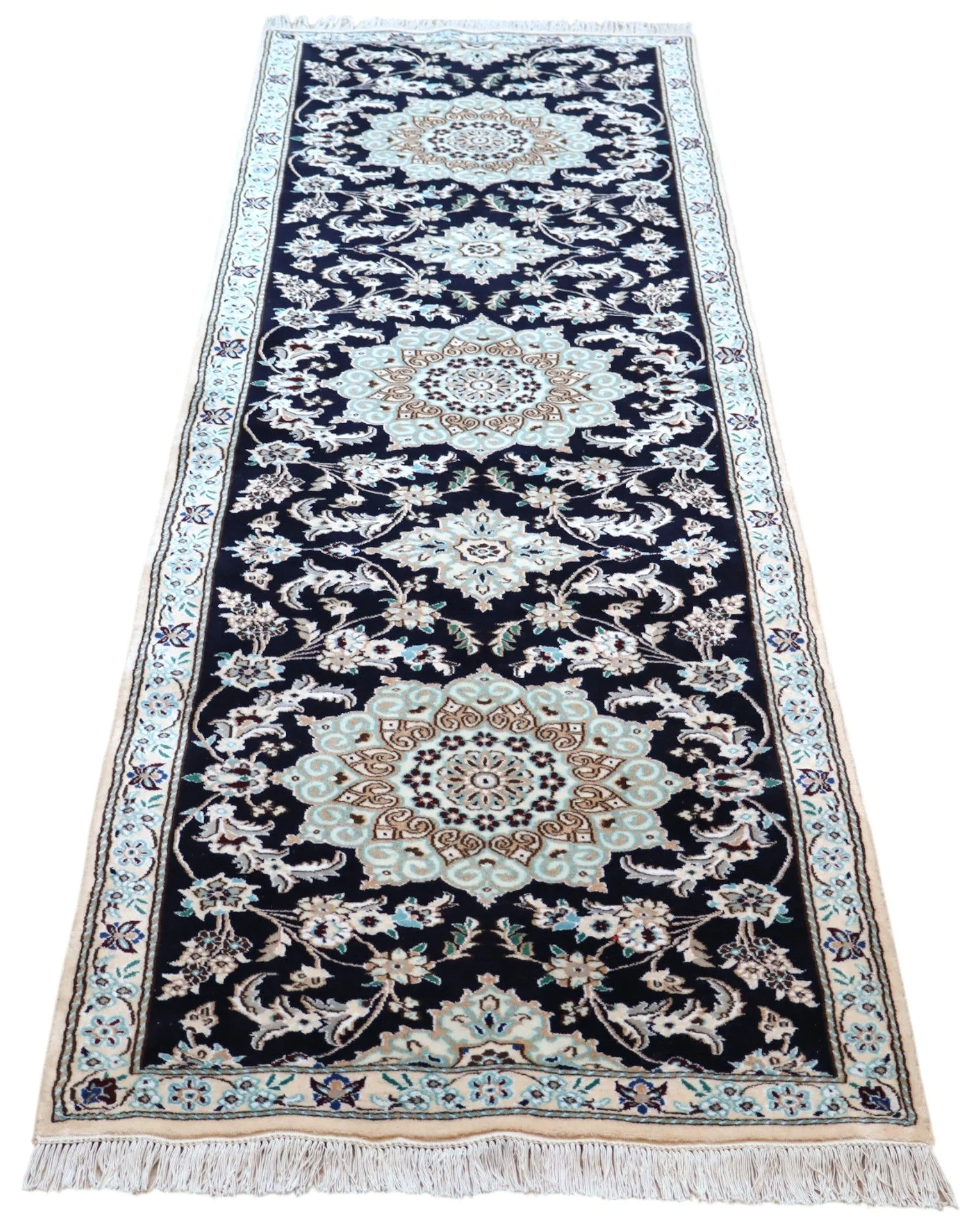 Nain Perserteppich aus Iran, 294 × 81 cm