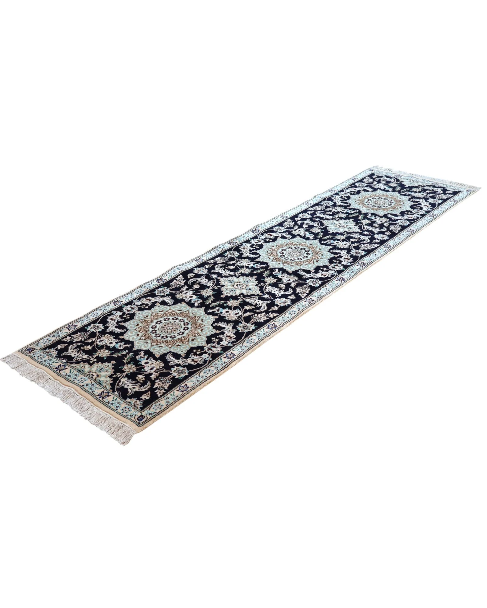 Nain Perserteppich aus Iran, 294 × 81 cm