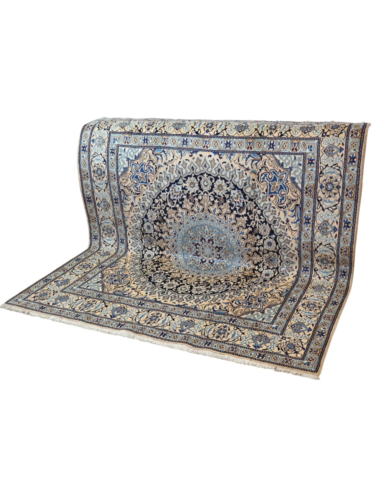 Nain Perserteppich aus Iran, 202 × 194 cm