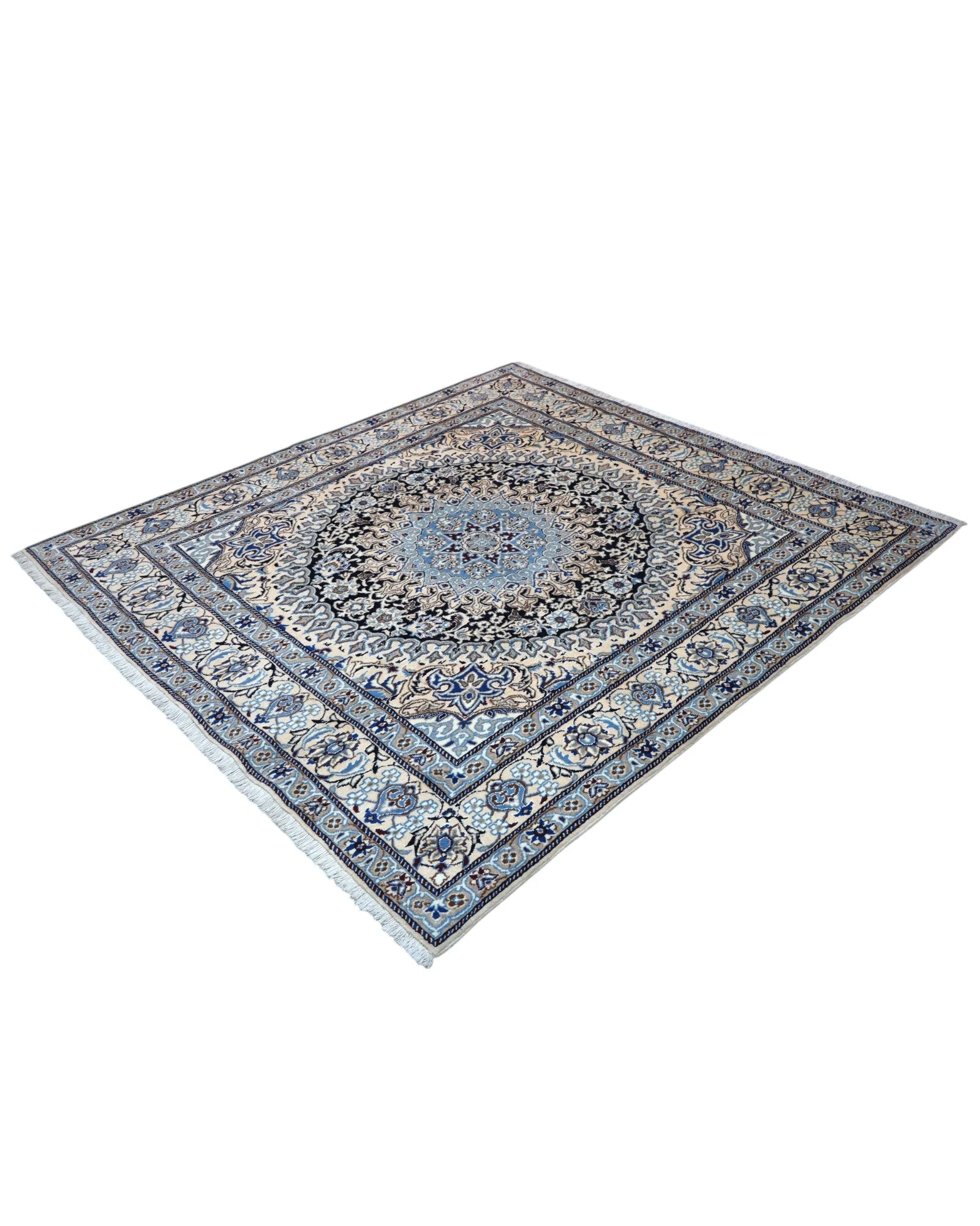 Nain Perserteppich aus Iran, 202 × 194 cm