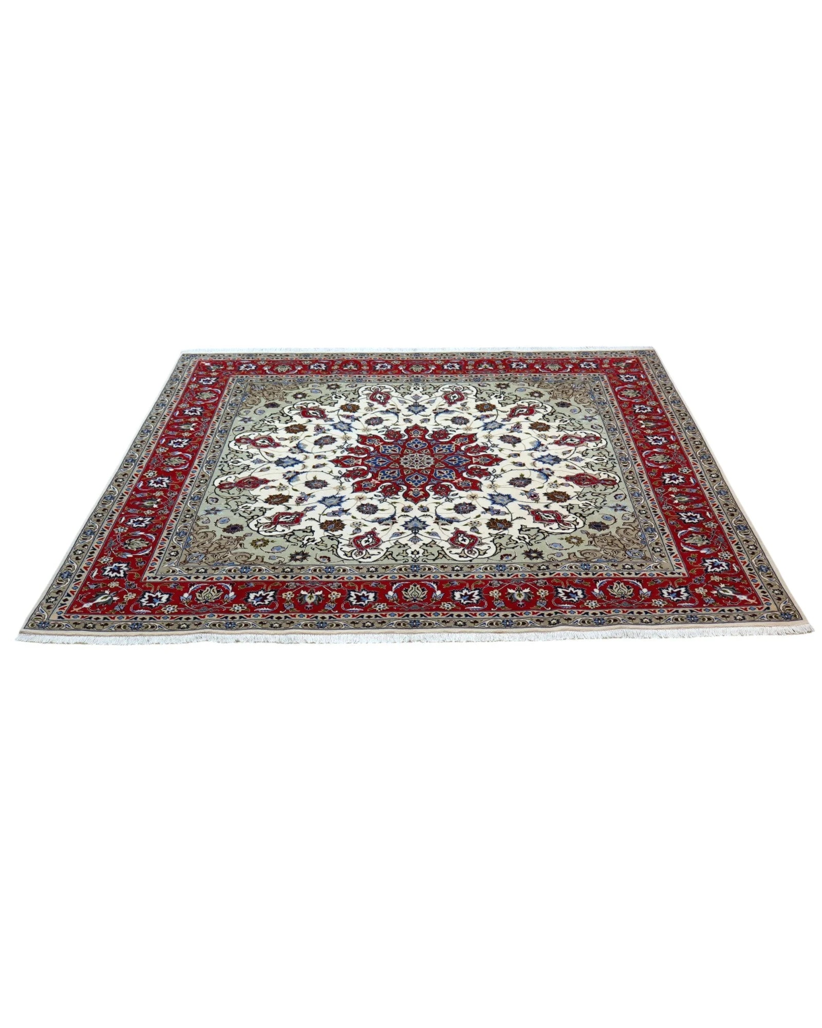 Täbriz Perserteppich aus Iran, 200 × 197 cm
