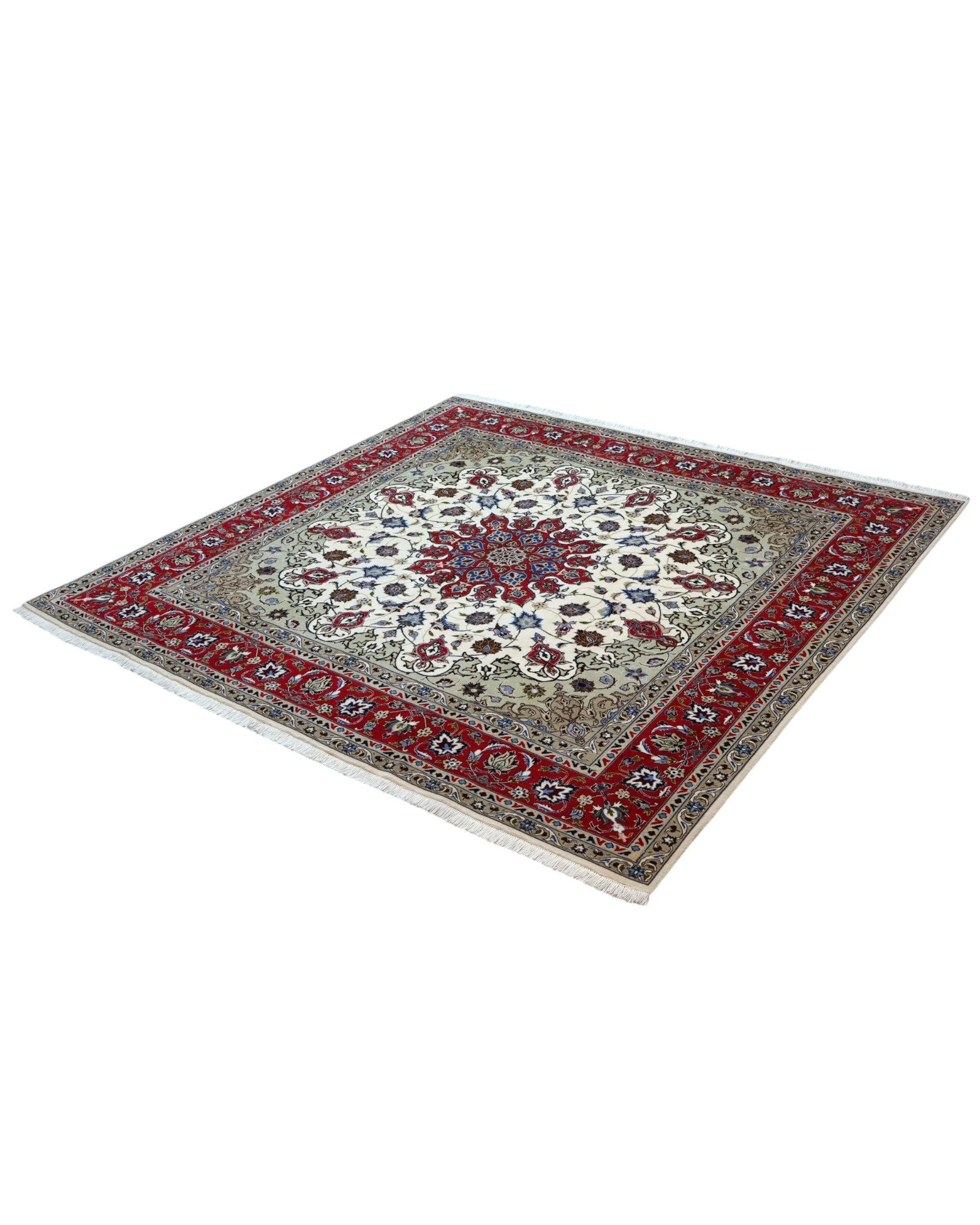 Täbriz Perserteppich aus Iran, 200 × 197 cm