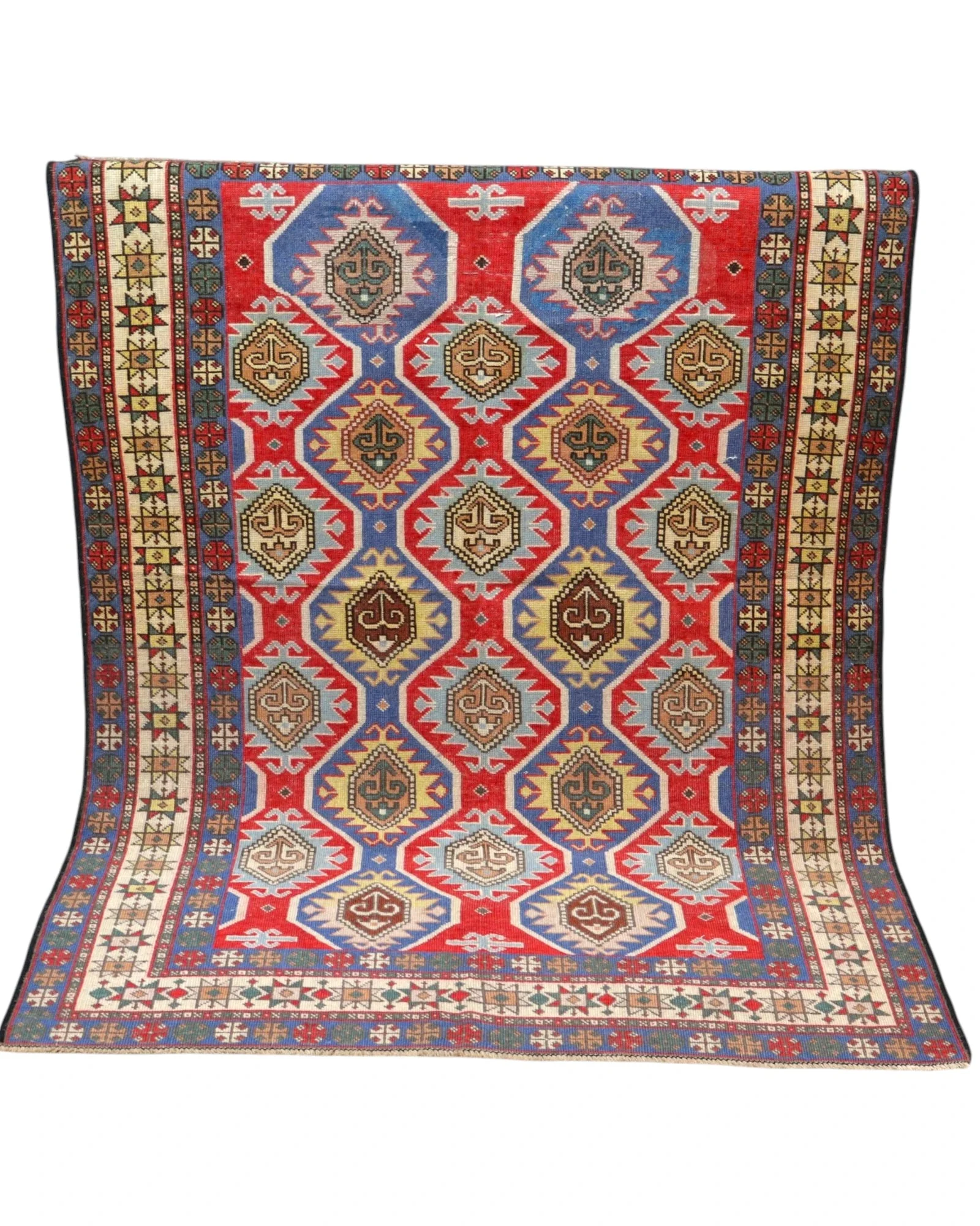 Orientteppich 188 × 137 cm aus Wolle, handgeknüpft