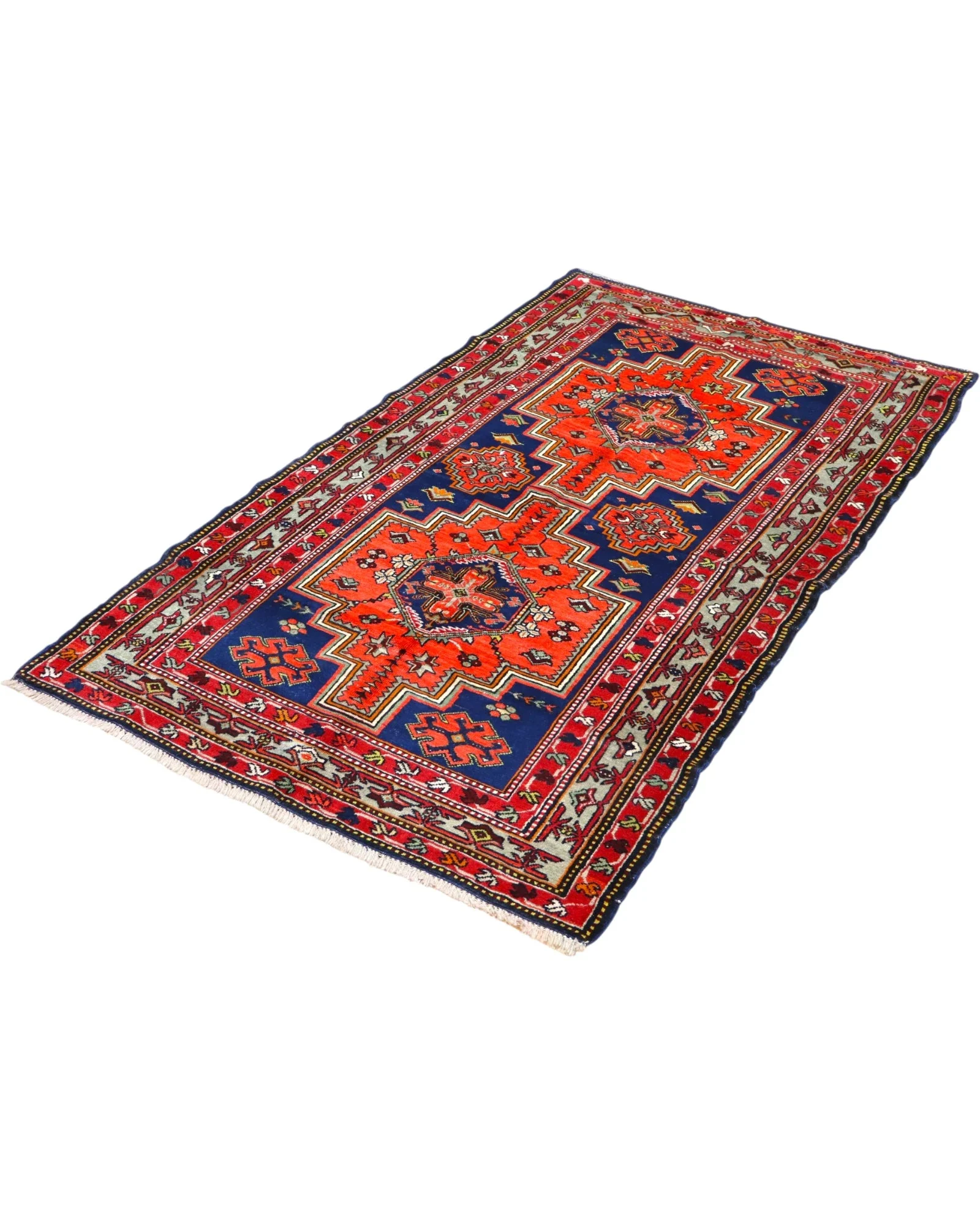 Handgeknüpfter Orientteppich 197 × 122 cm