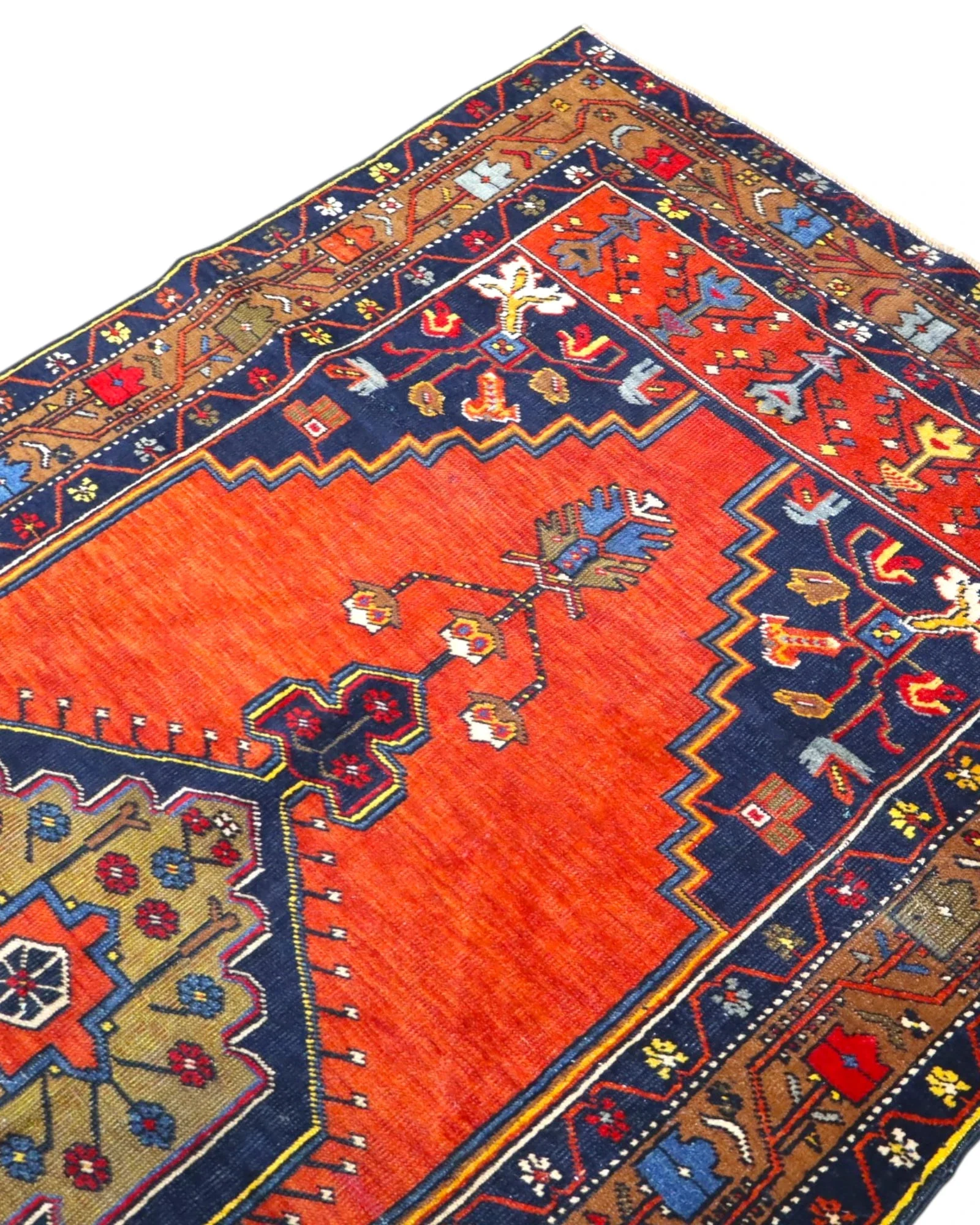 Handgeknüpfter Orientteppich, 220 × 115 cm, Wolle