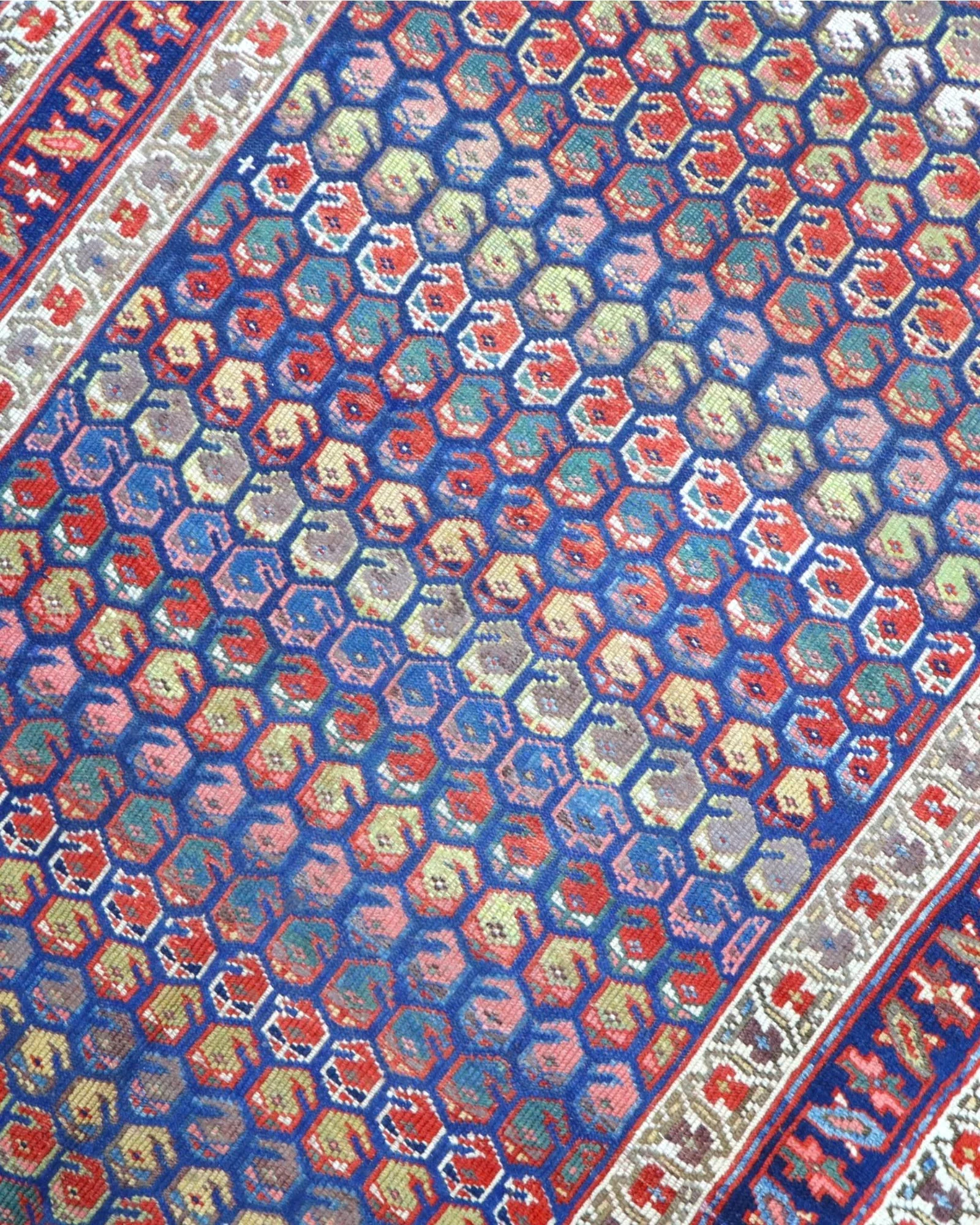 orientteppich-kaukasus-266-x-136-cm-schurwolle-handgeknupft-blau-18 Handgeknüpfter Orientteppich, 266 × 136 cm, Wolle