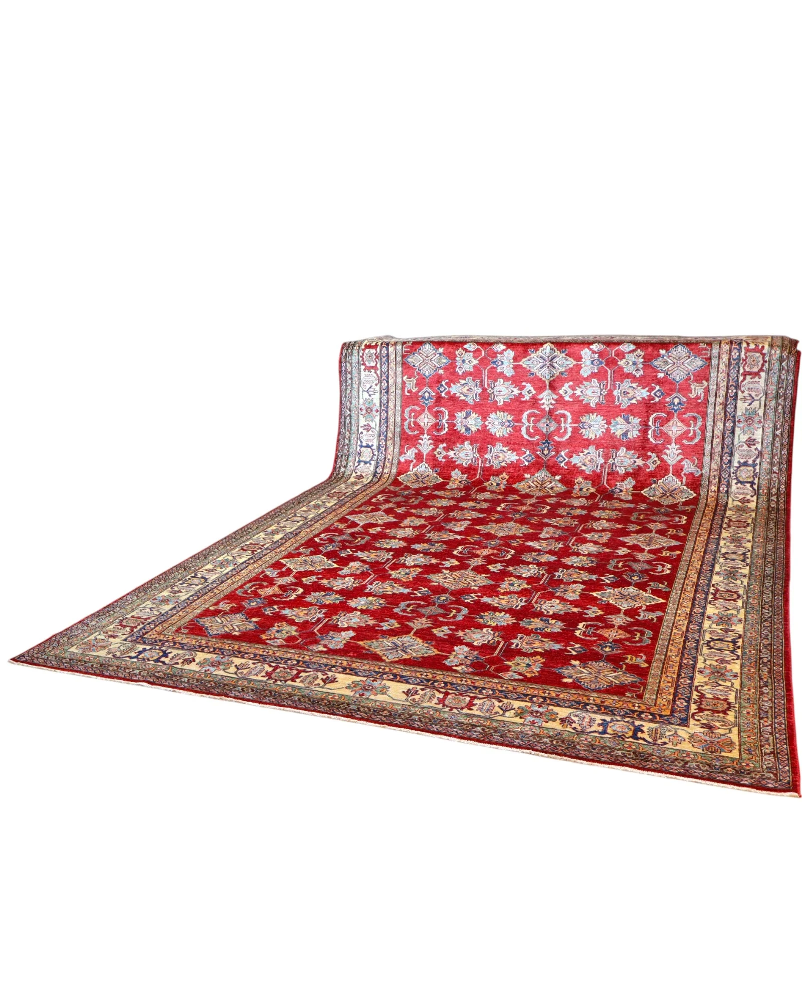 Handgeknüpfter Kazak Orientteppich, 445 × 307 cm, Wolle