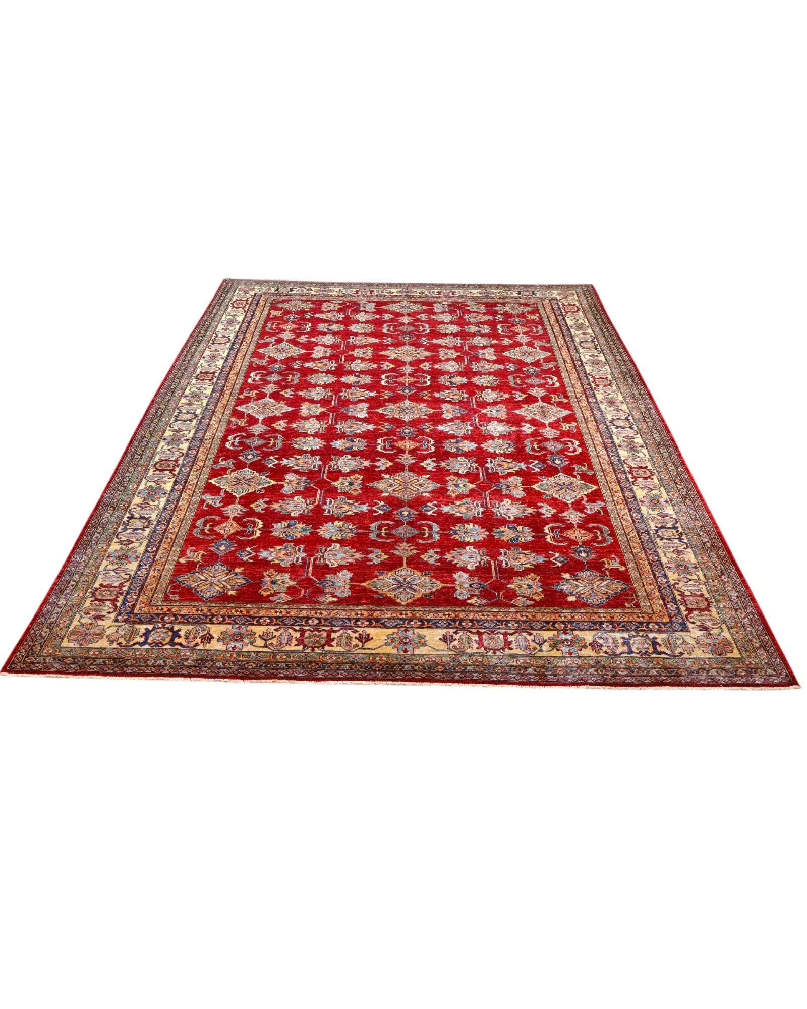 Handgeknüpfter Kazak Orientteppich, 445 × 307 cm, Wolle