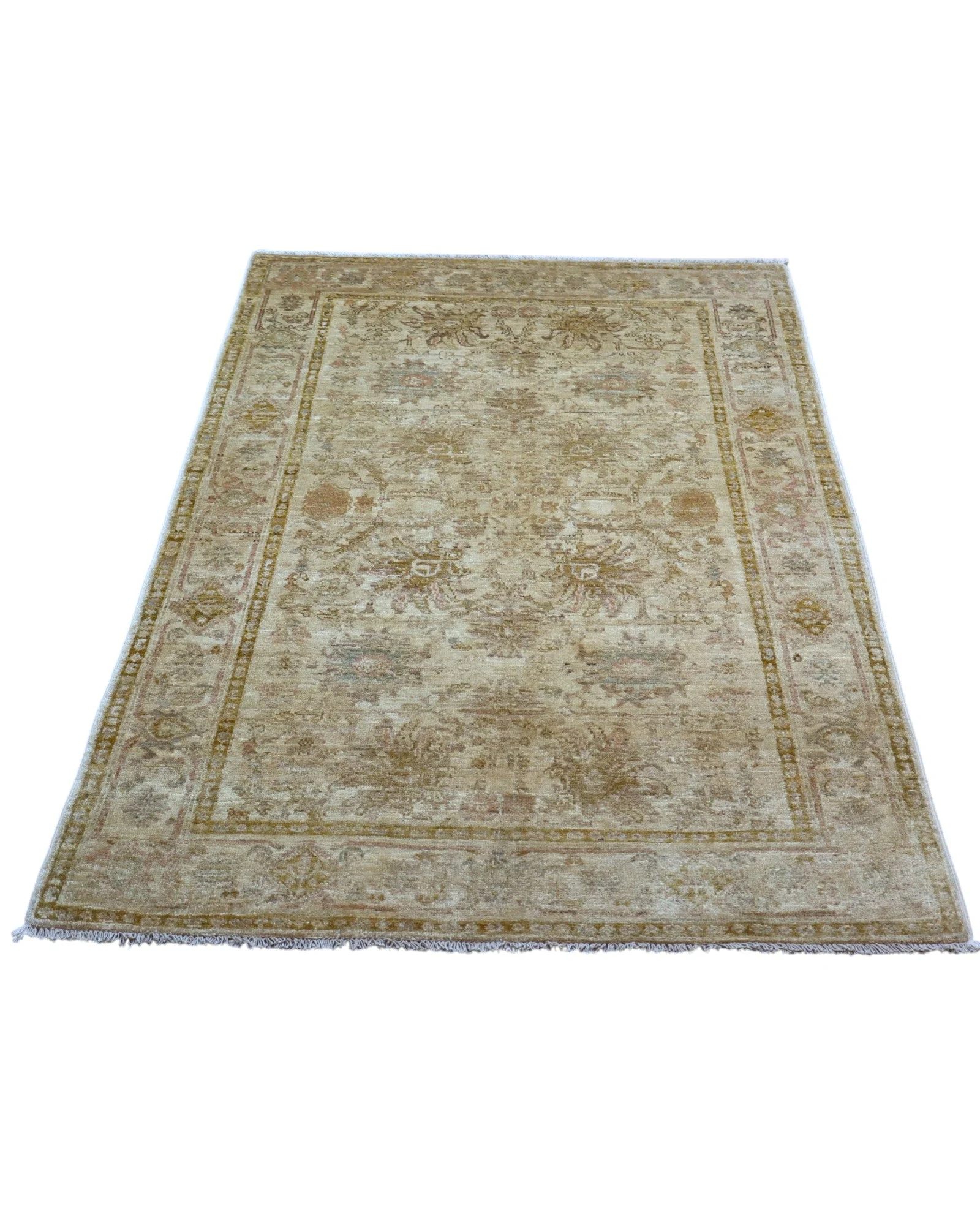 Ziegler Orientteppich 185 × 120 cm aus Wolle, handgeknüpft