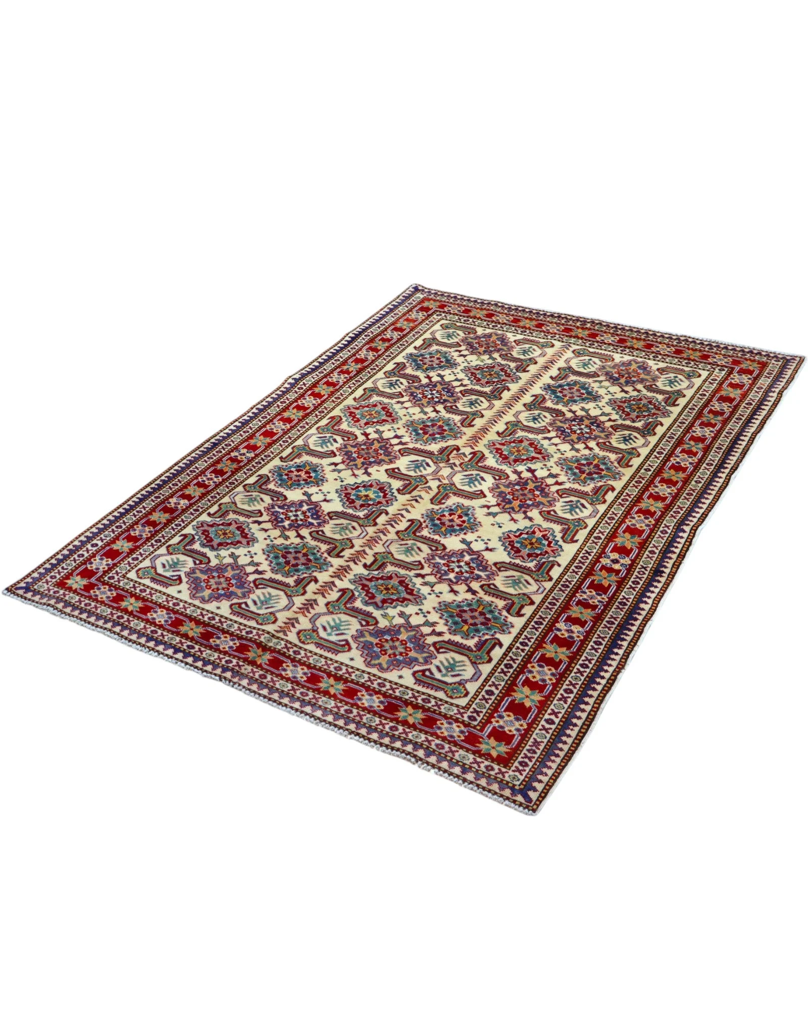 Orientteppich 165 × 122 cm aus Wolle, handgeknüpft
