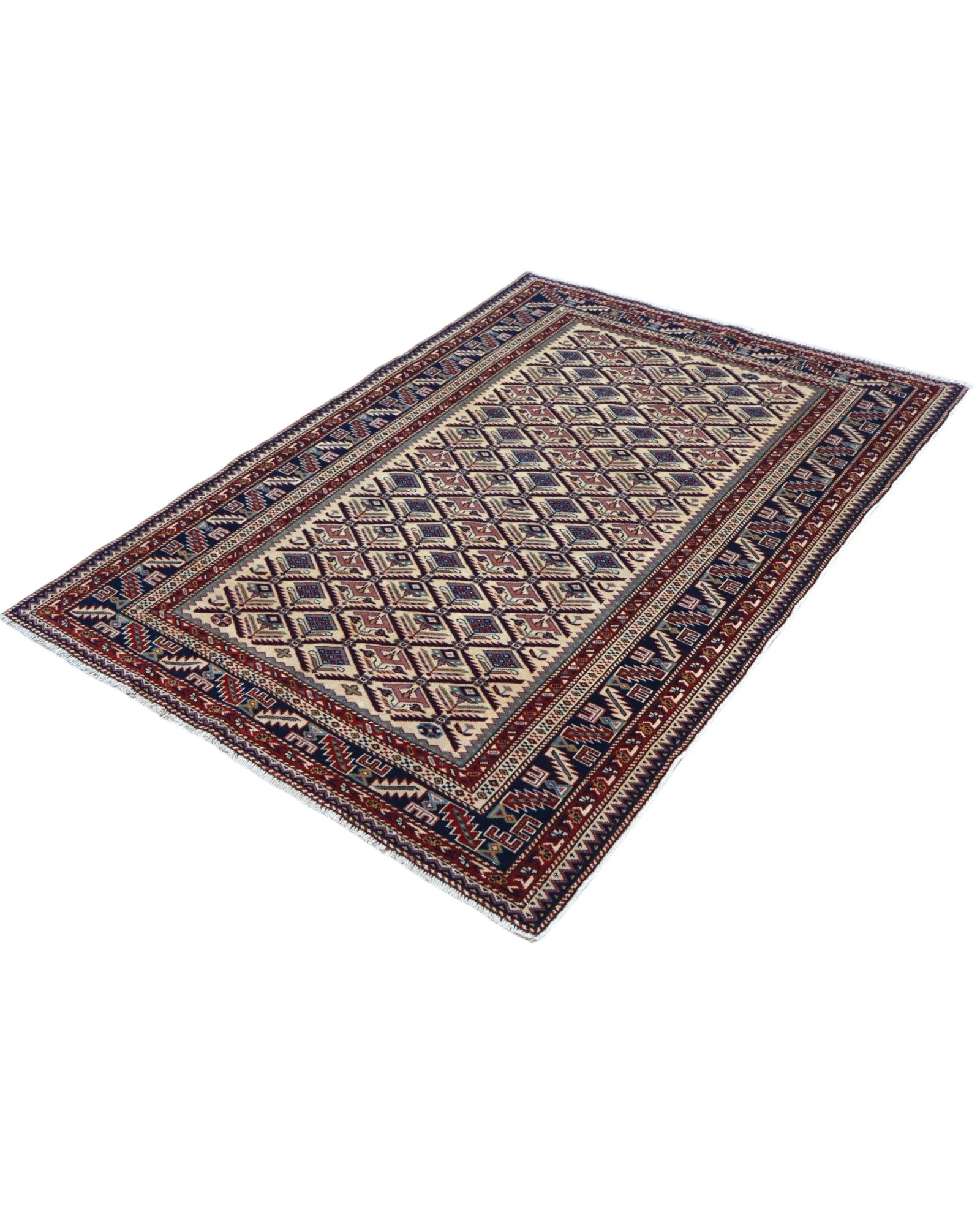 Orientteppich 167 × 122 cm aus Wolle, handgeknüpft