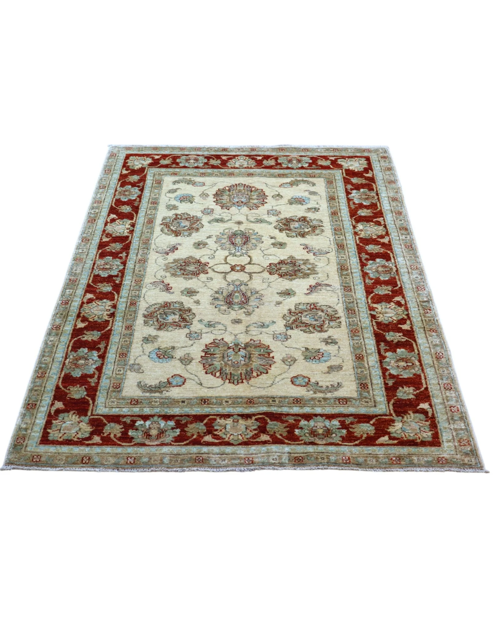 Ziegler Orientteppich 184 × 116 cm aus Wolle, handgeknüpft