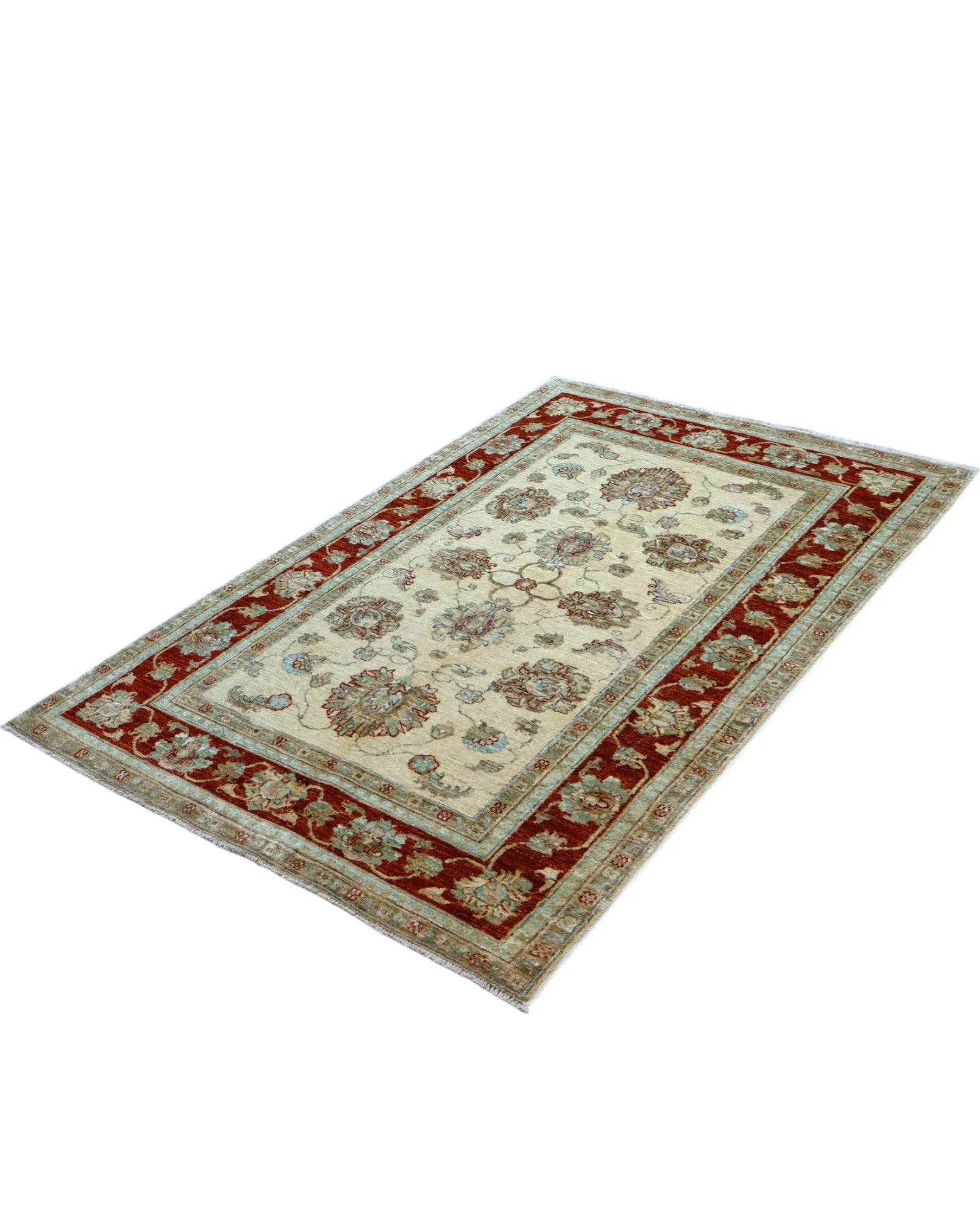 Ziegler Orientteppich 184 × 116 cm aus Wolle, handgeknüpft