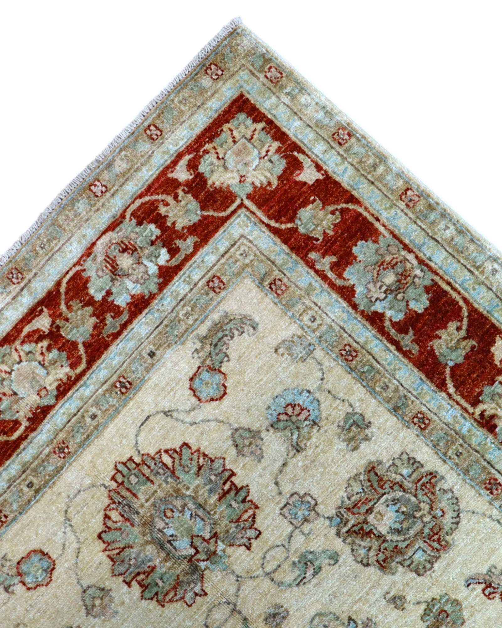 Ziegler Orientteppich 184 × 116 cm aus Wolle, handgeknüpft