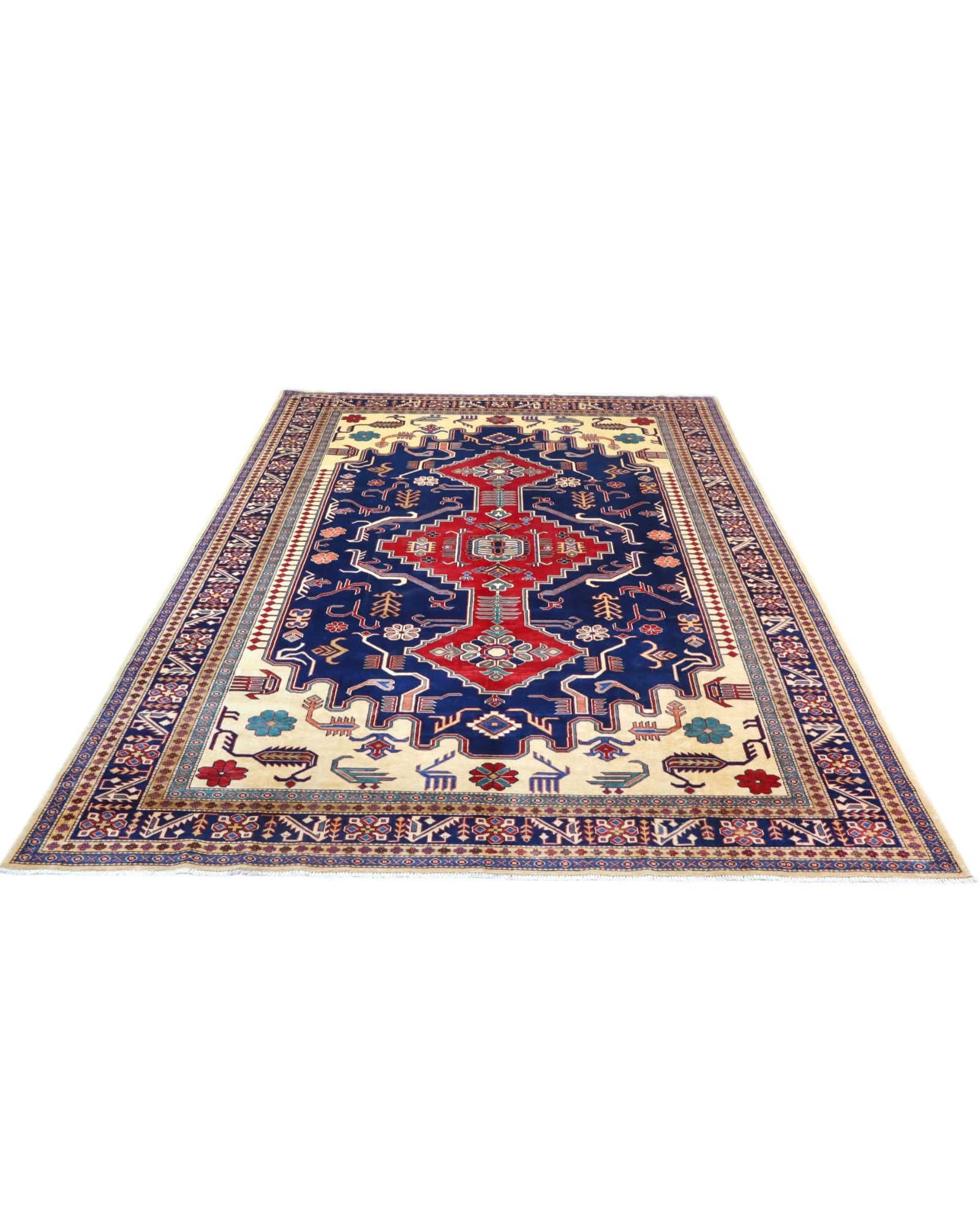 Orientteppich 317 × 224 cm aus Wolle, handgeknüpft