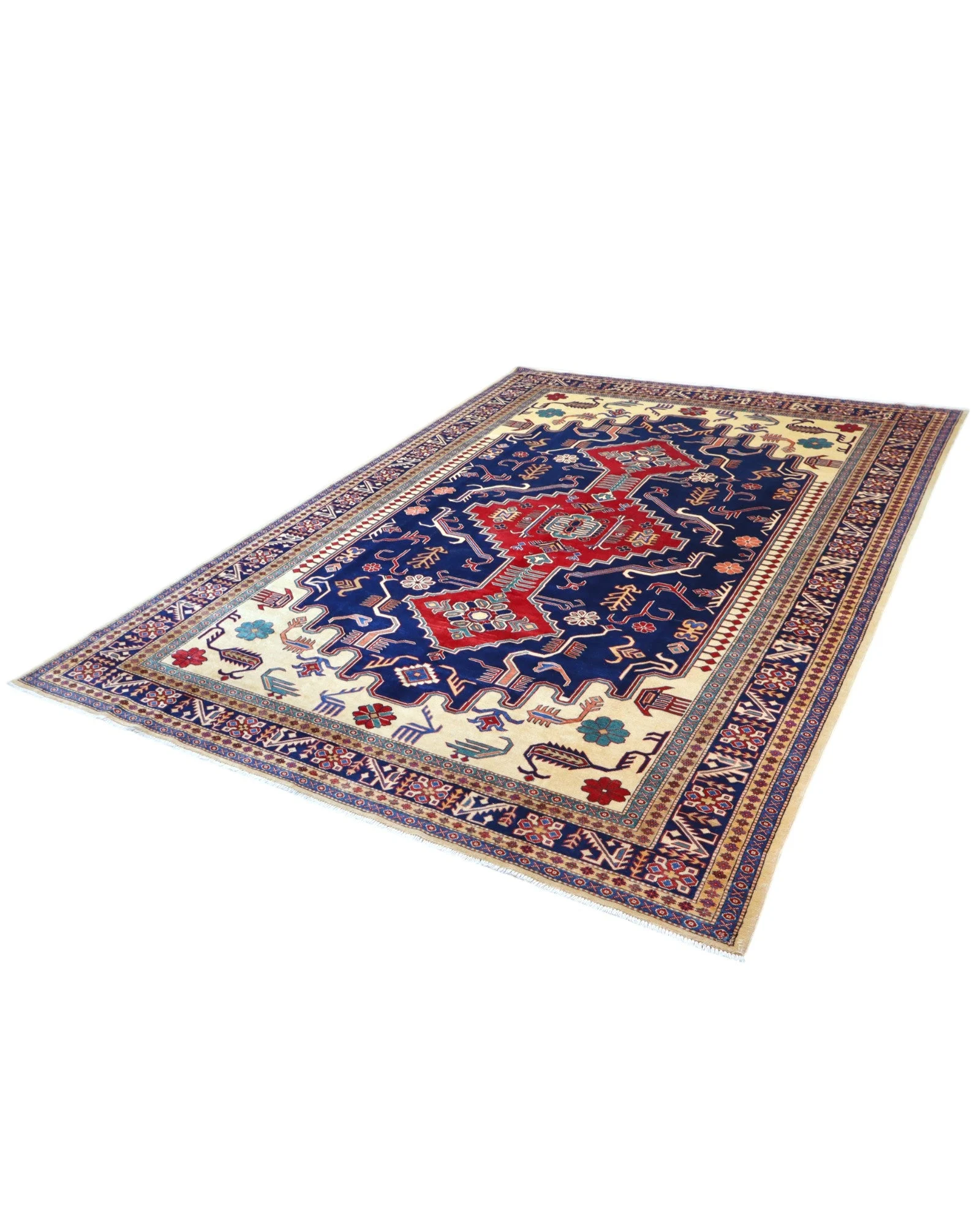 Orientteppich 317 × 224 cm aus Wolle, handgeknüpft