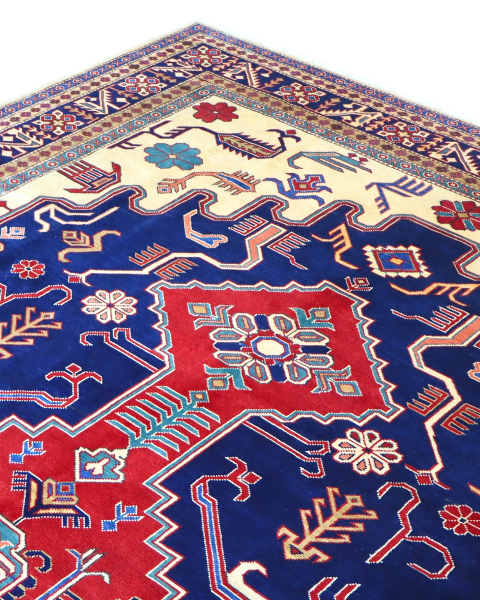 Orientteppich 317 × 224 cm aus Wolle, handgeknüpft