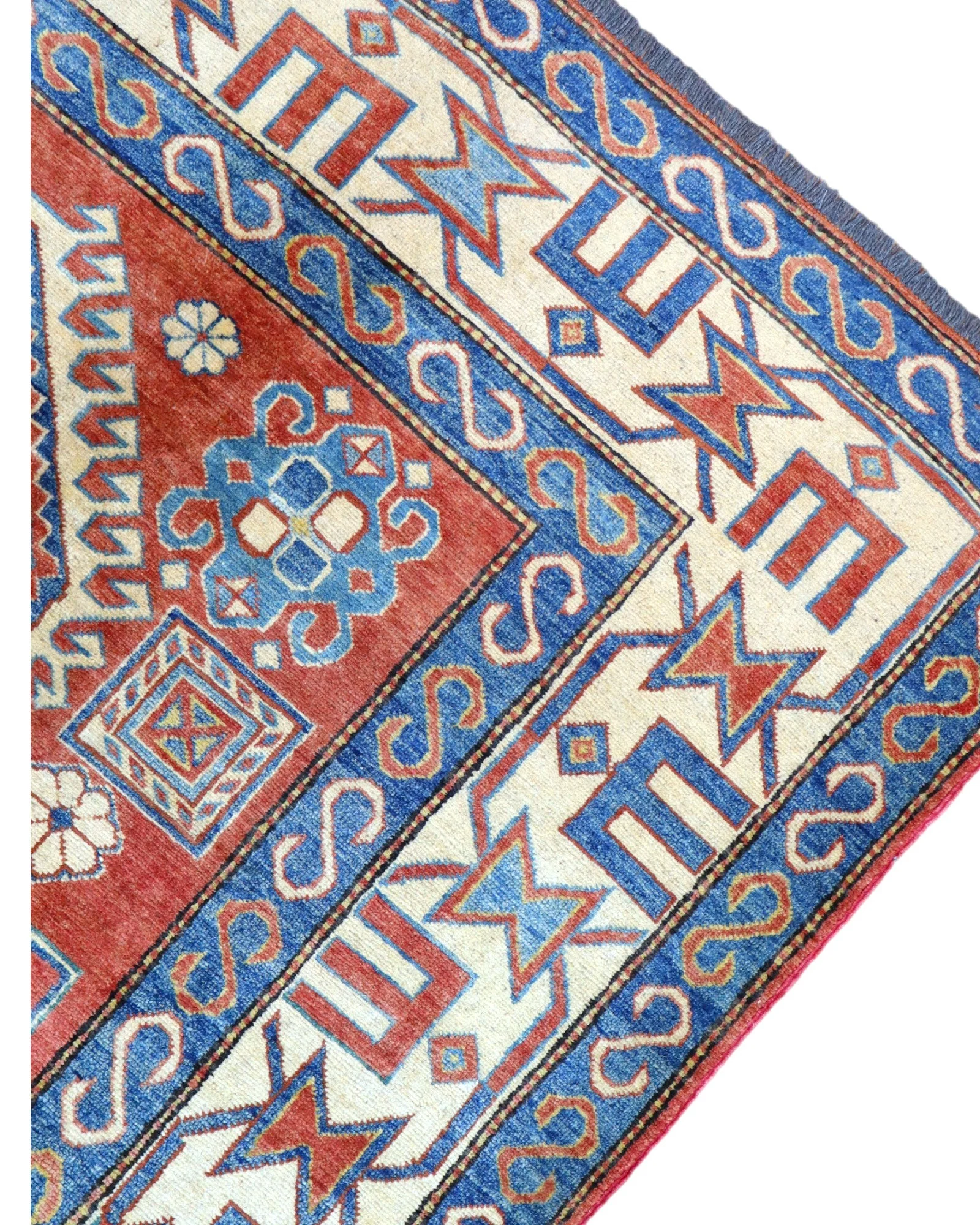 Kazak Orientteppich 346 × 210 cm aus Wolle, handgeknüpft